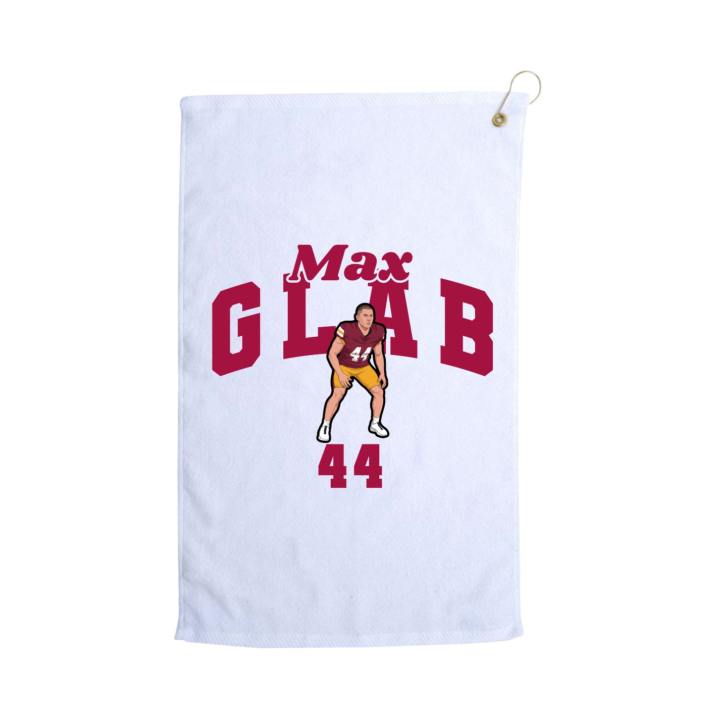 Golf Towel — Signature Arch in White