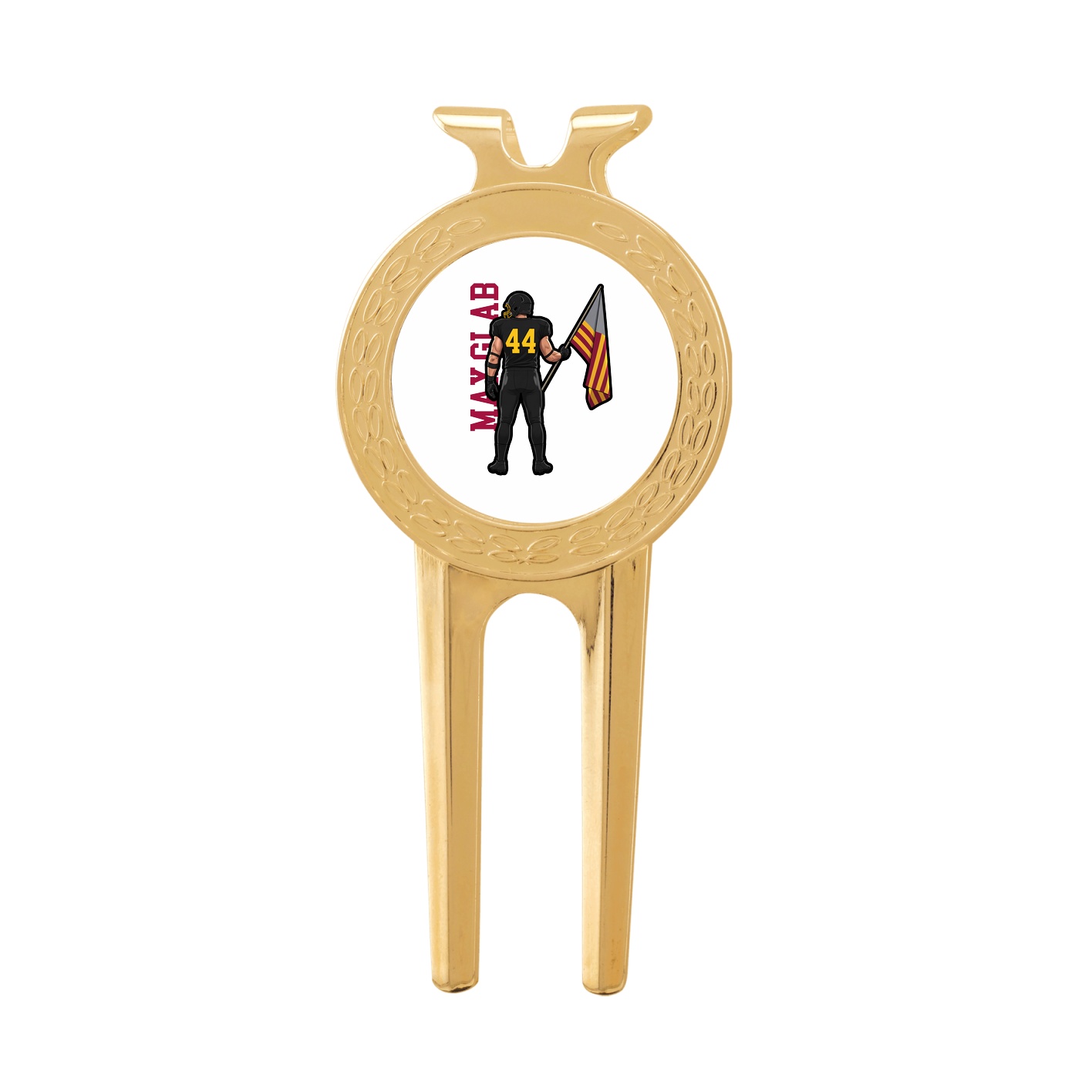 Divot Tool with Ball Marker — Name Vertical in Classic
