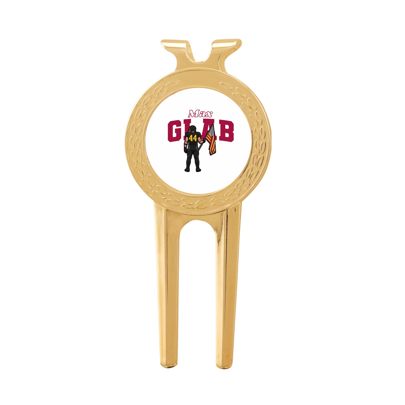 Divot Tool with Ball Marker — Name Arch in Classic