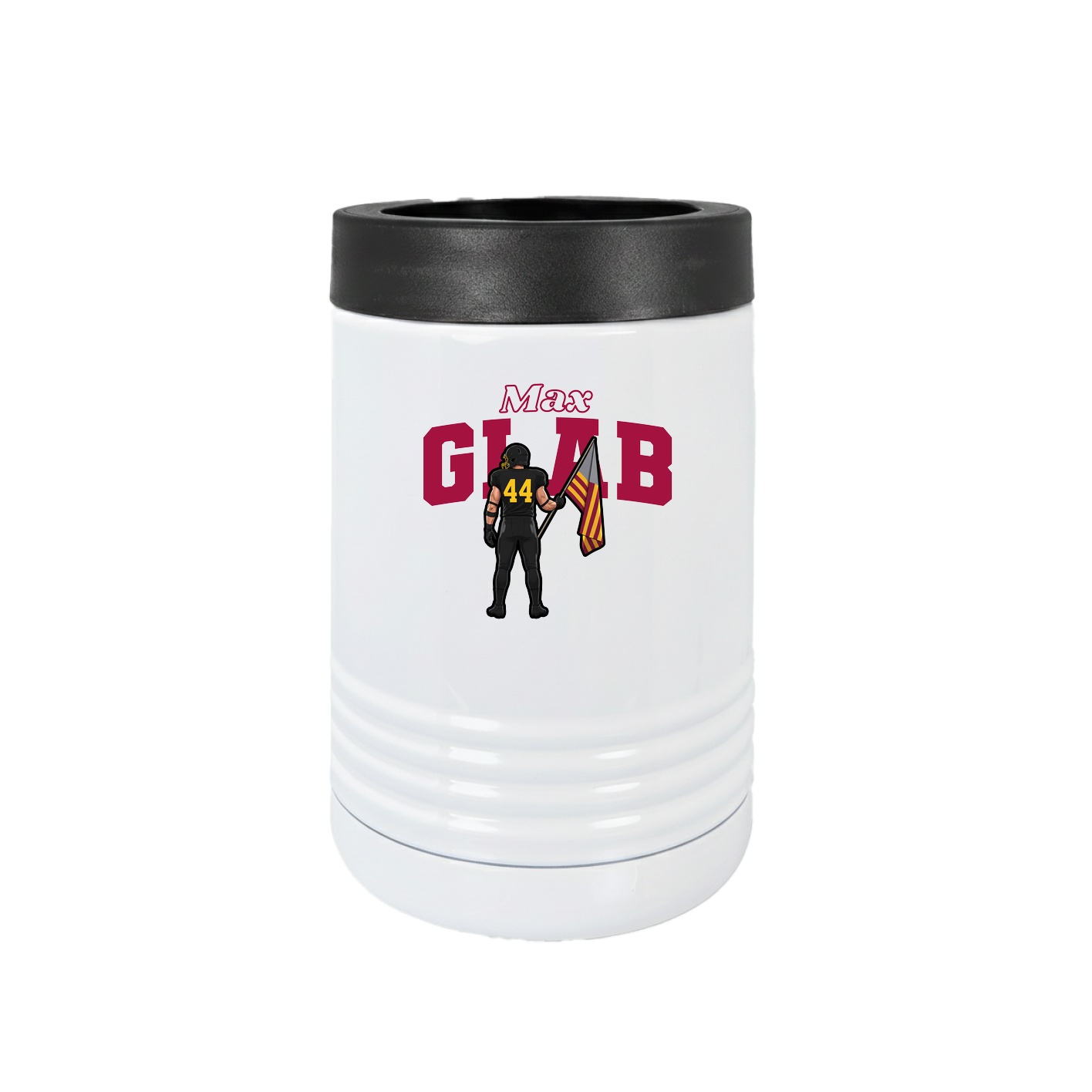 Beverage Holder — Name Arch in White