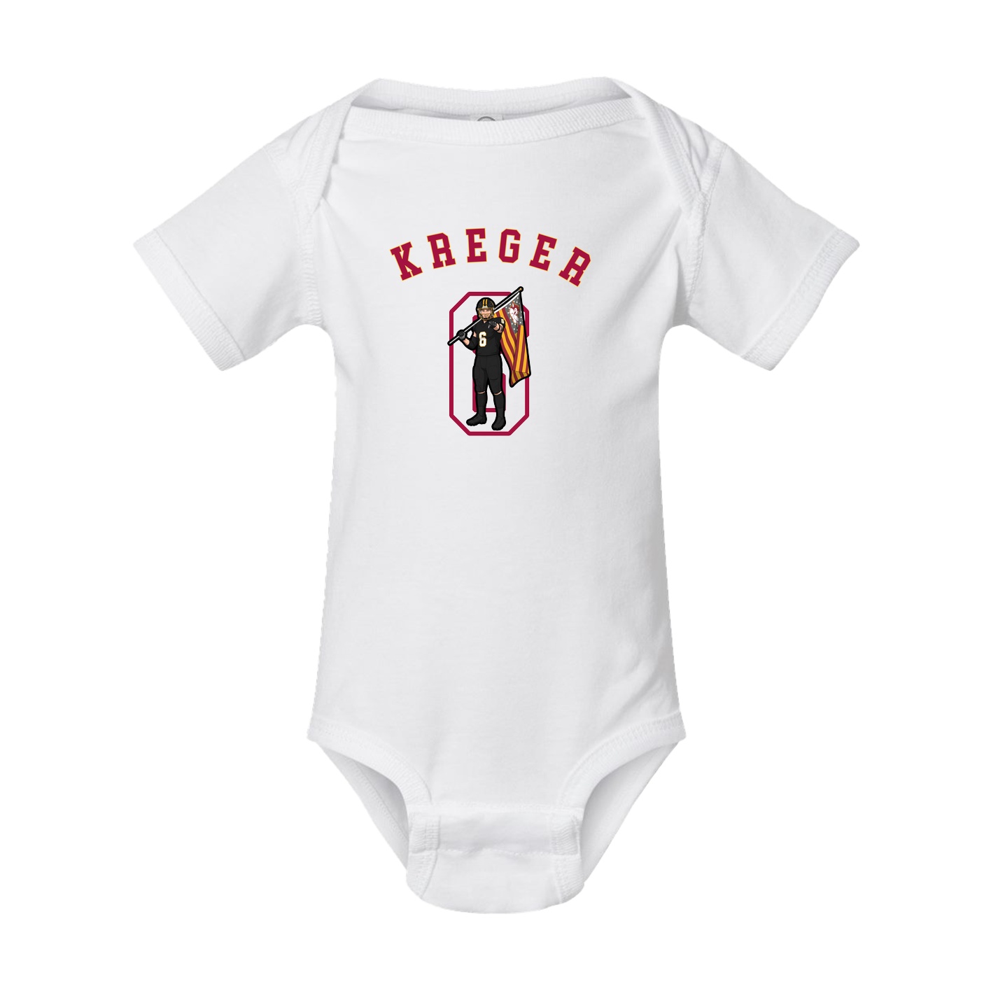 Baby Onesie — Shirsey Arch in White