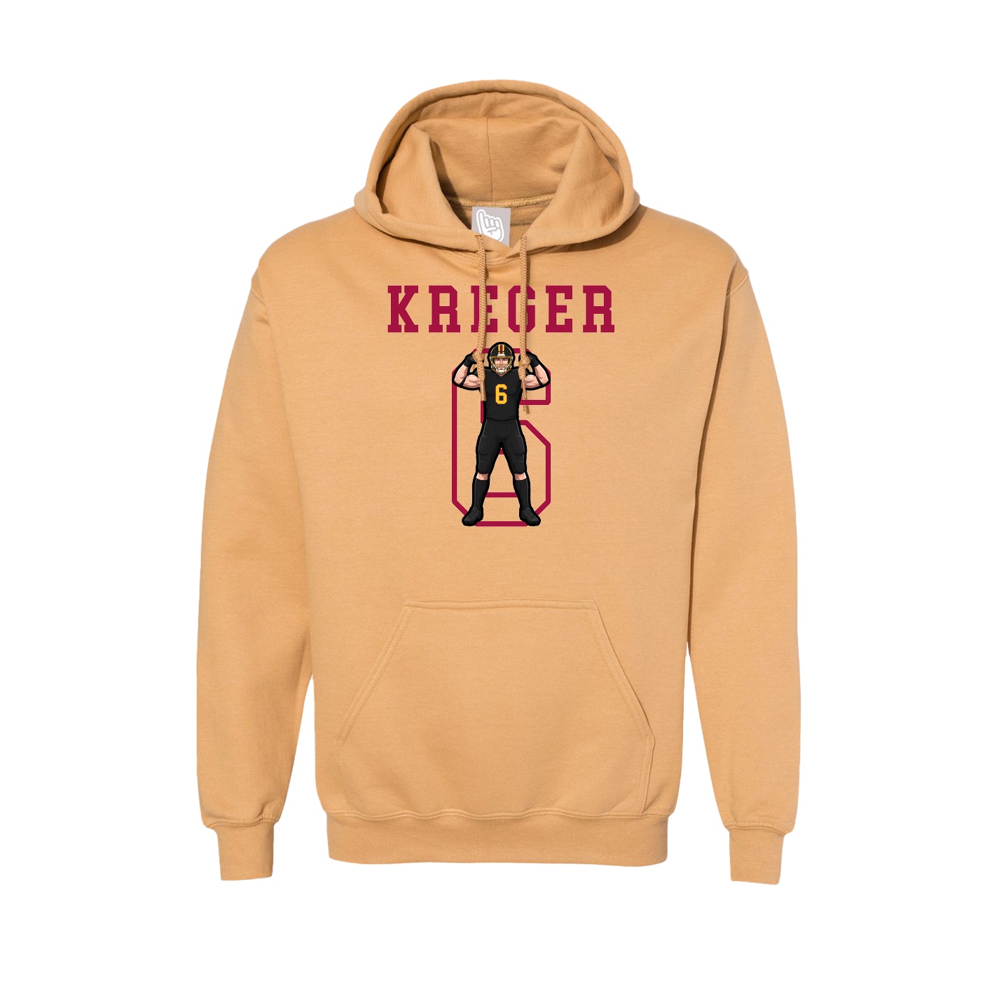 Hoodie — Shirsey in Vegas Gold