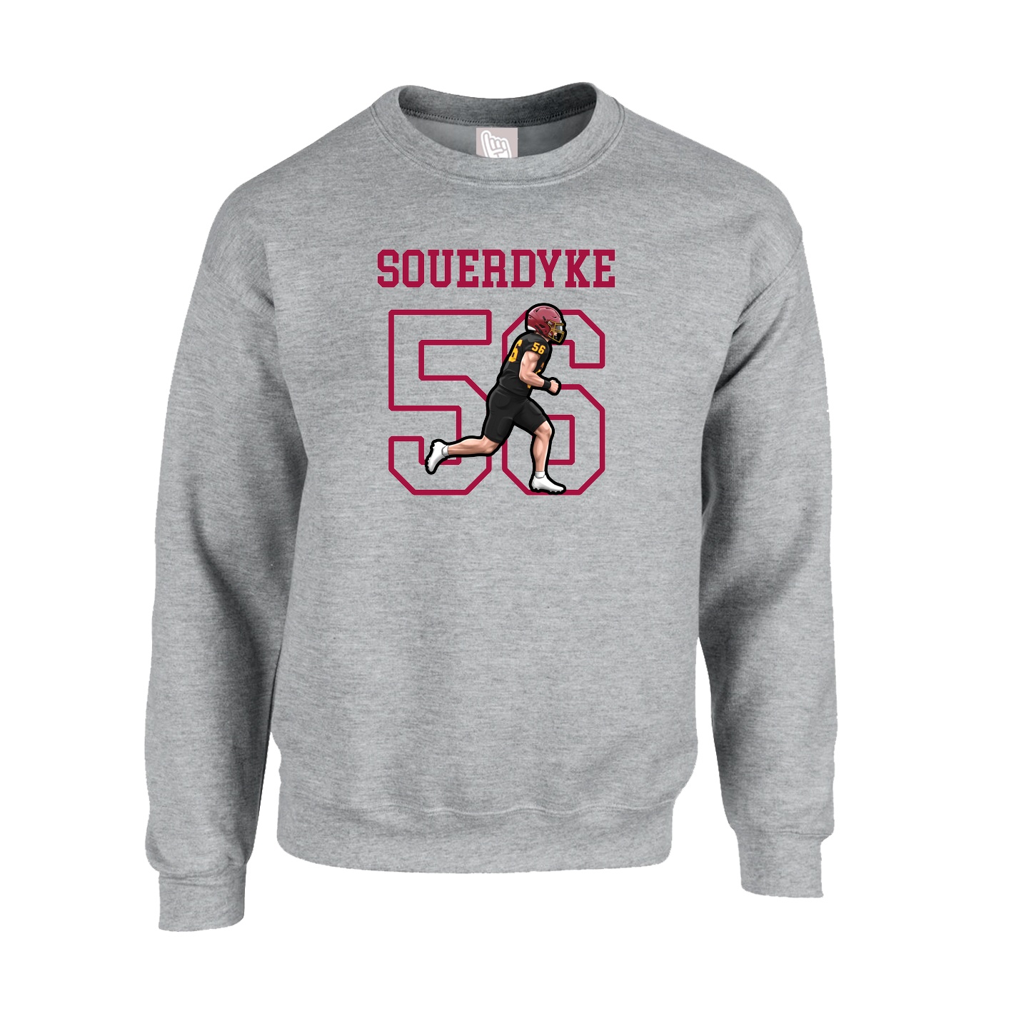 Fleece Crew — Shirsey in Grey