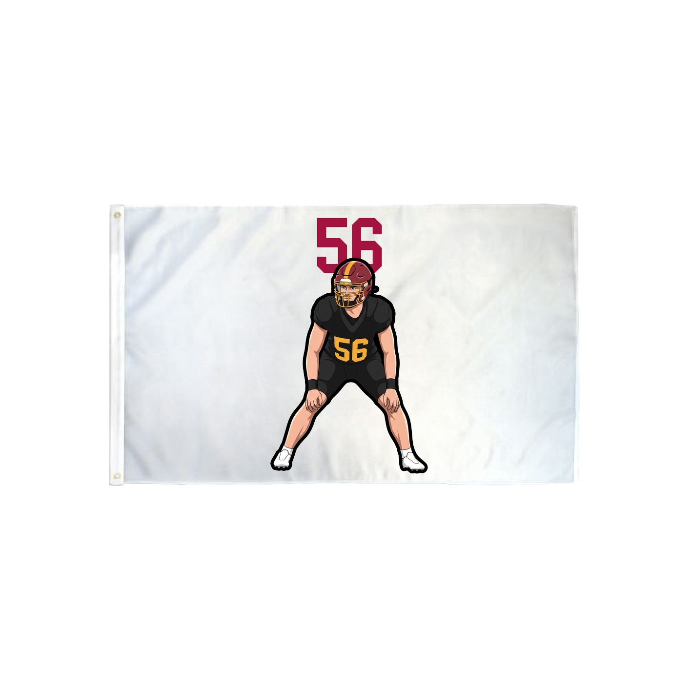 3x5 Flag — Number Top in Classic