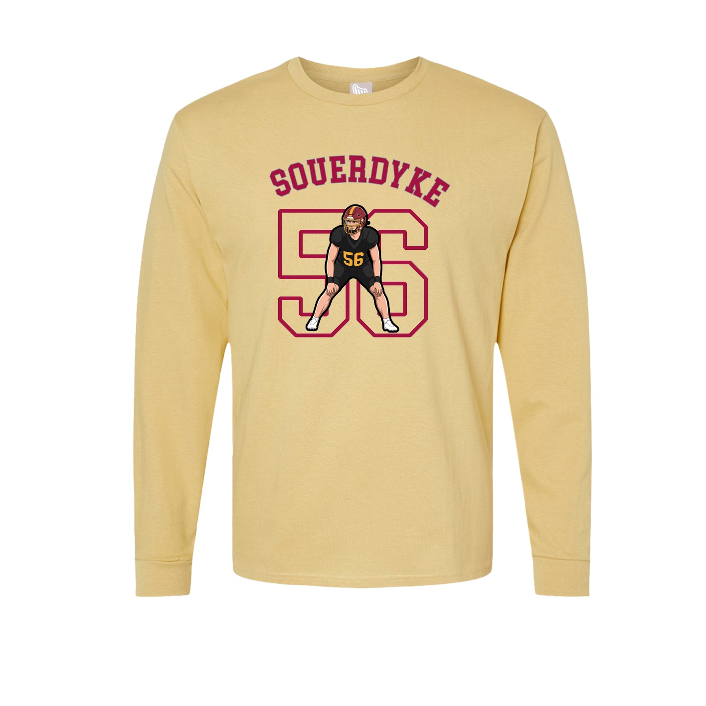 Long Sleeve Tee — Shirsey Arch in Vegas Gold
