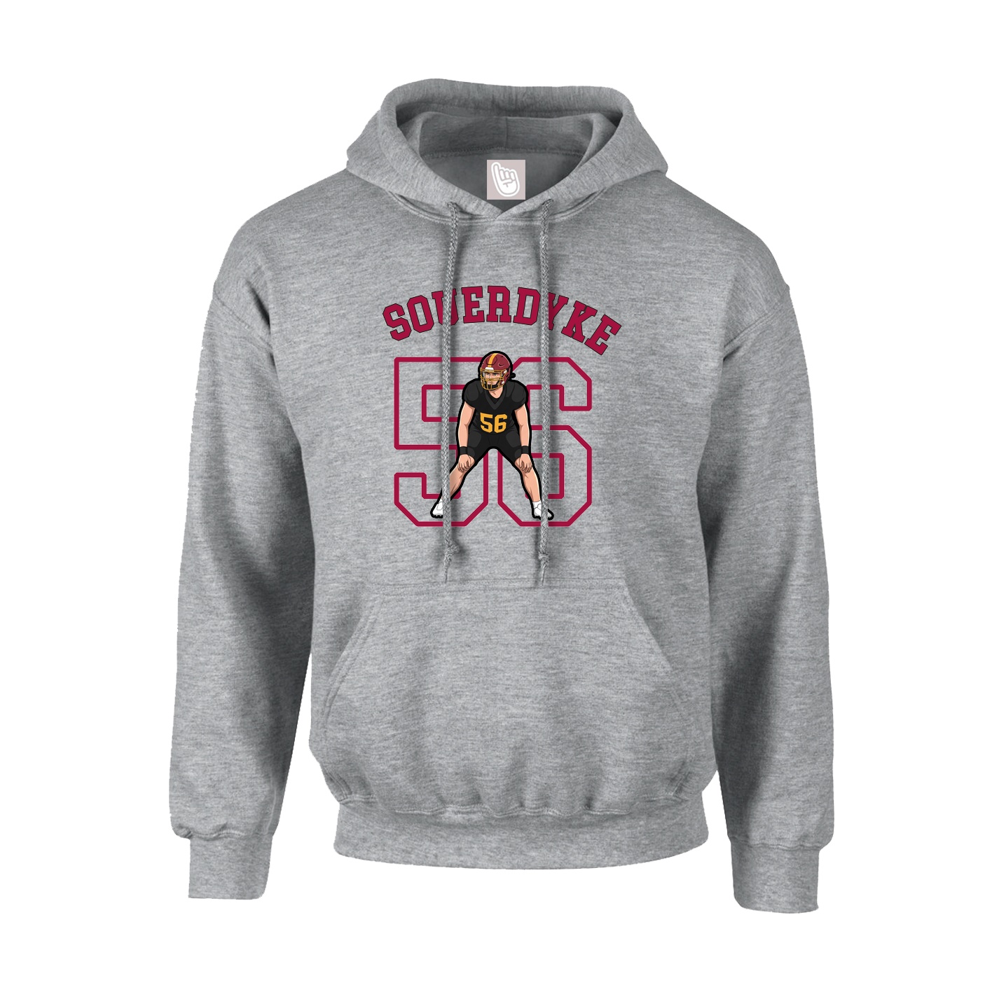 Hoodie — Shirsey Arch in Grey