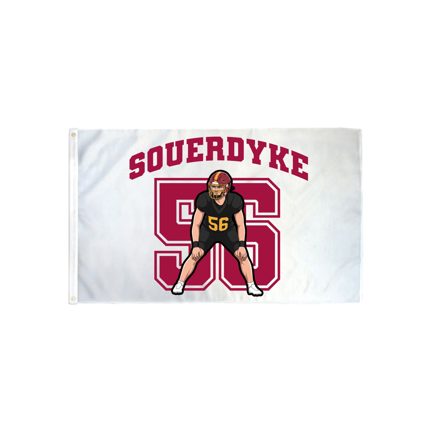 3x5 Flag — Number in Classic