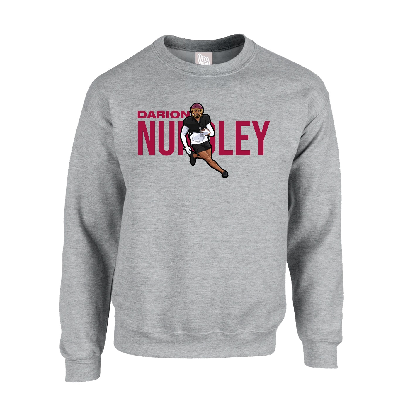 Fleece Crew — Player Name in Grey