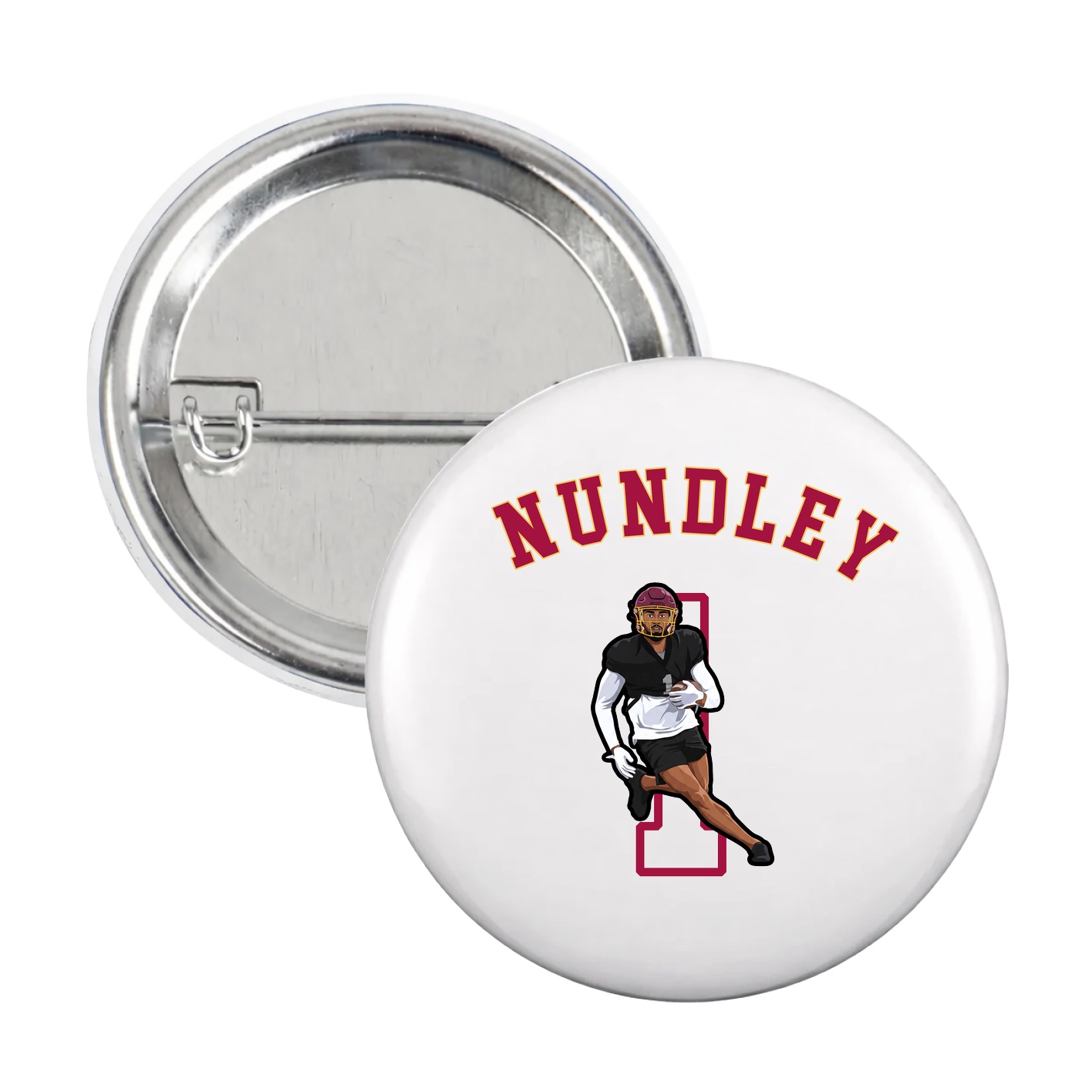 Game Day Button — Shirsey Arch in White