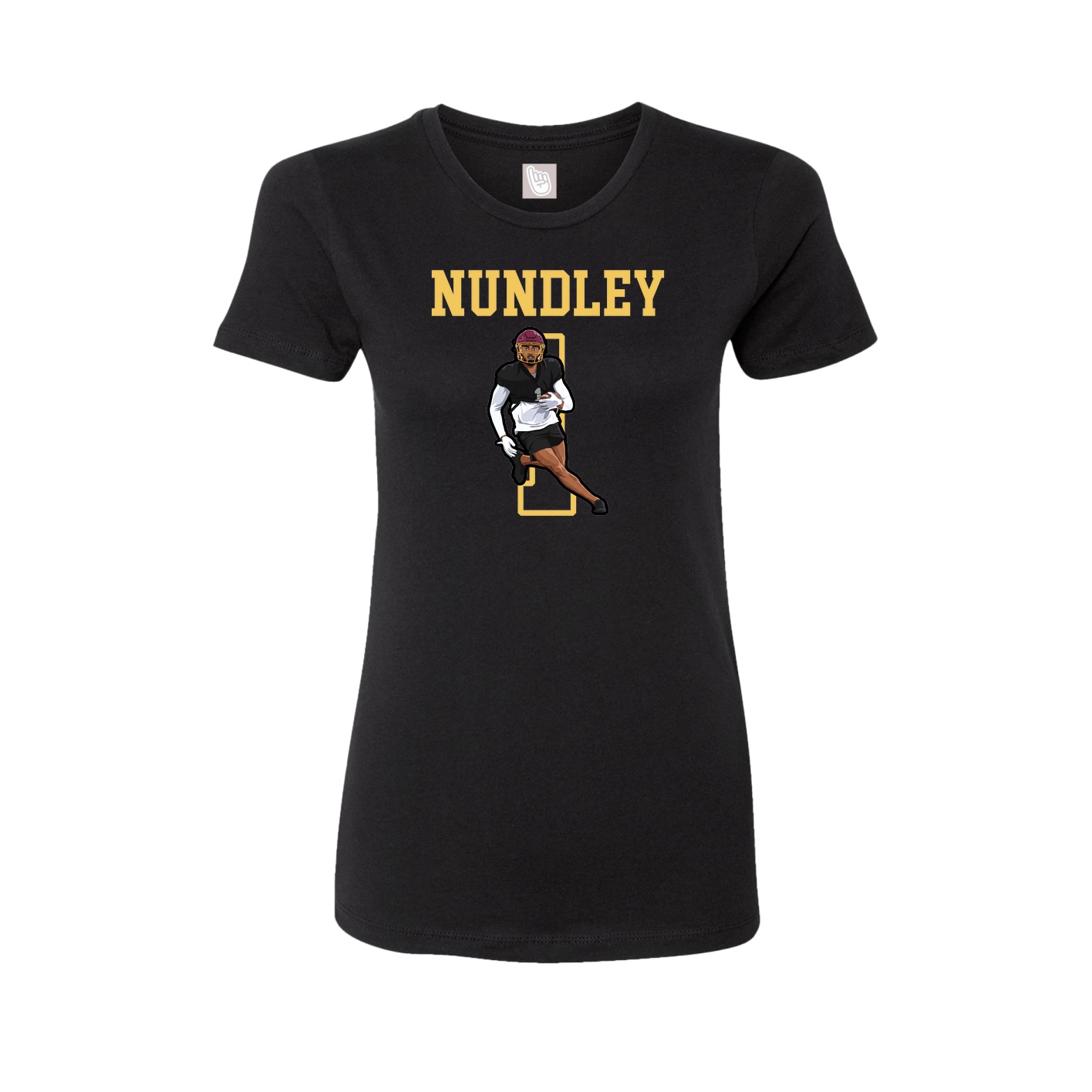 Fitted Women's Tee — Shirsey in Black