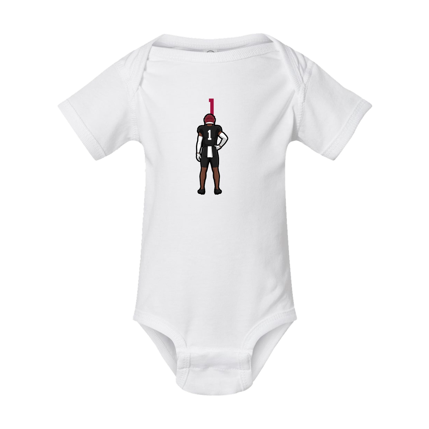 Baby Onesie — Number Top in White