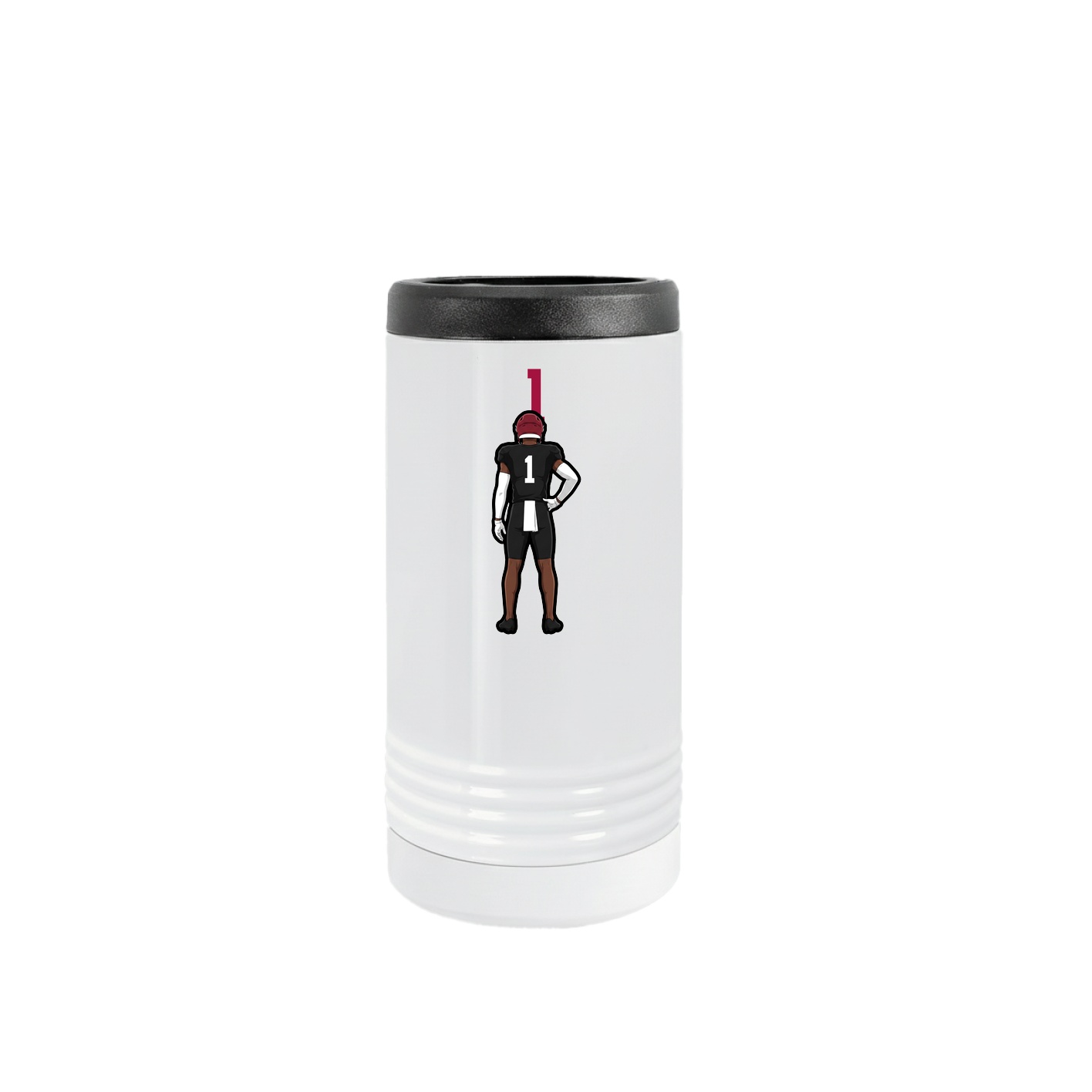 Slim Beverage Holder — Number Top in White