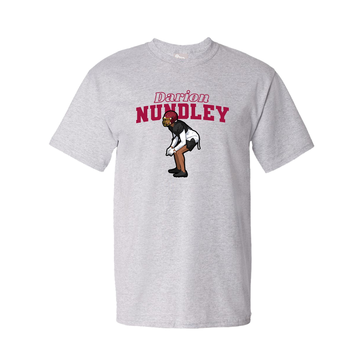 Youth Tee — Name Arch in Grey