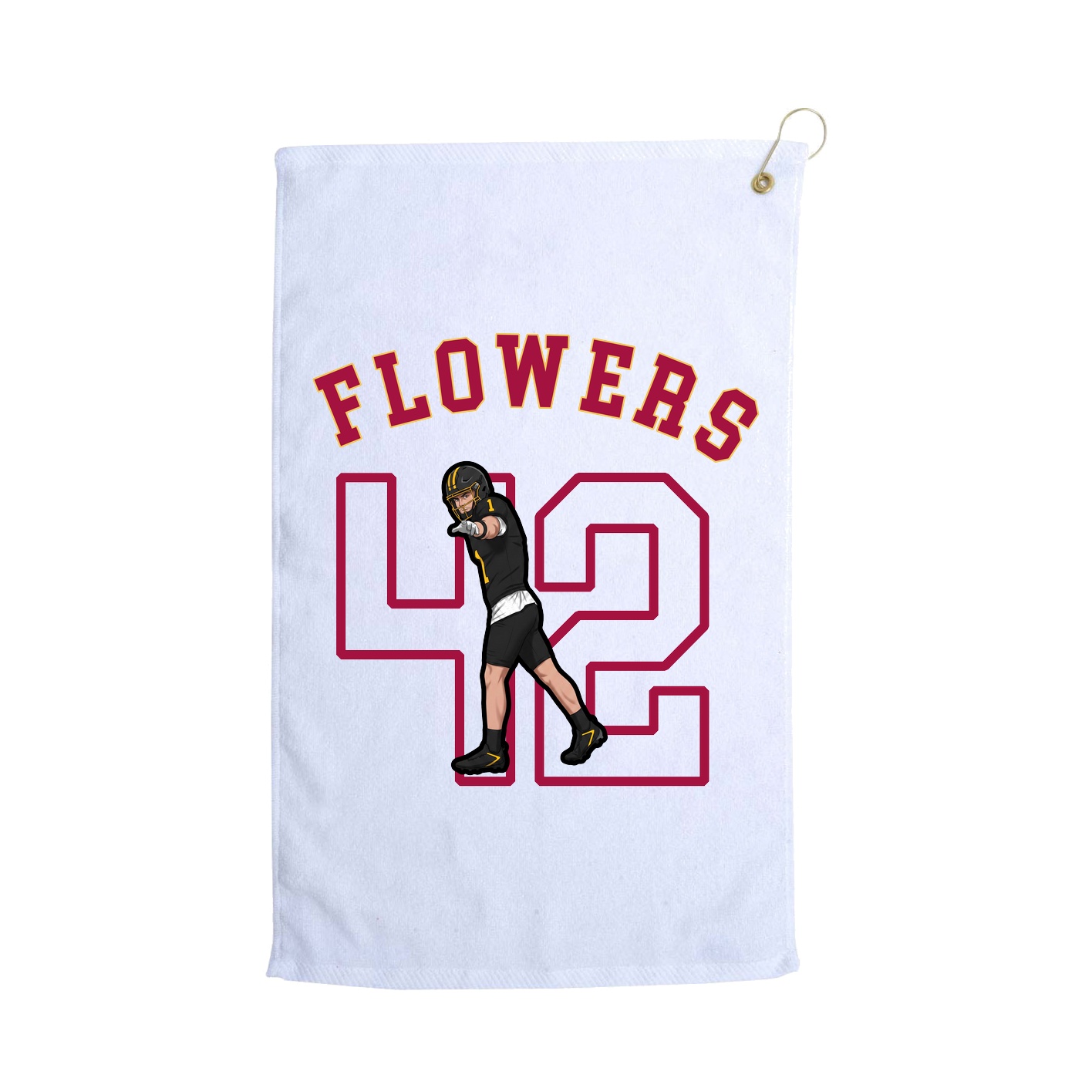 Golf Towel — Shirsey Arch in White
