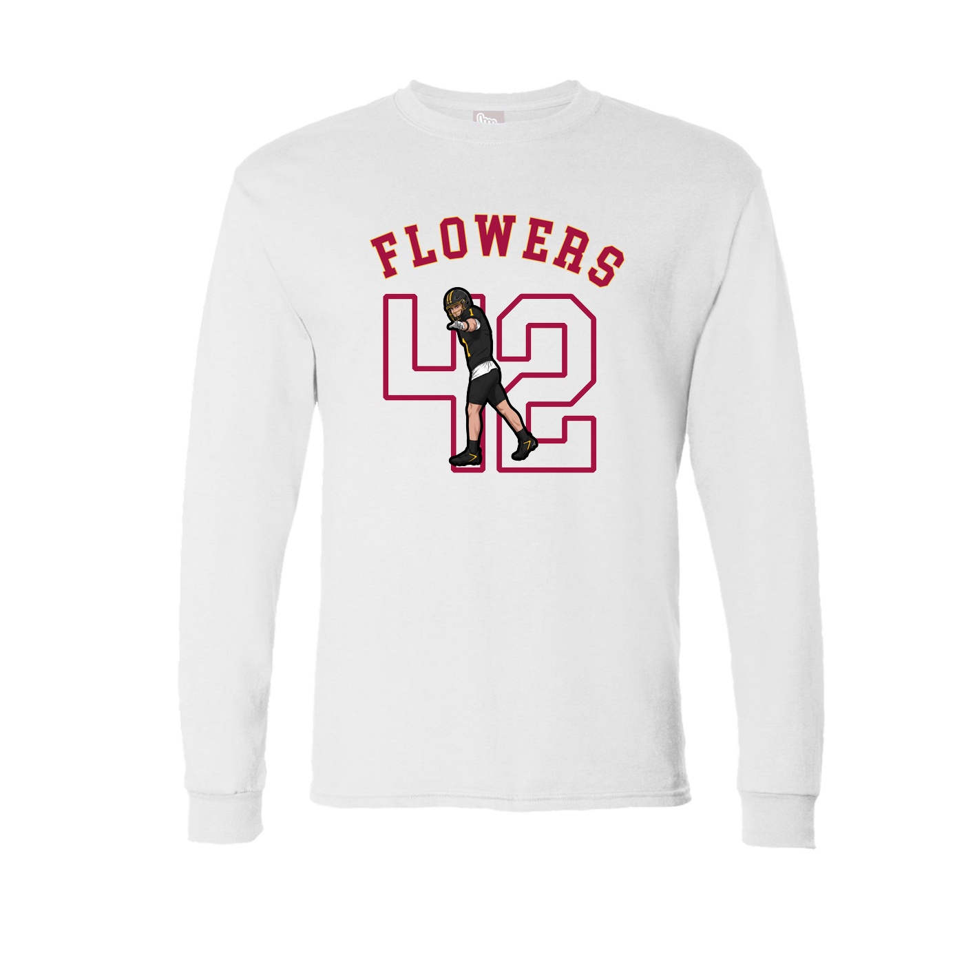 Long Sleeve Tee — Shirsey Arch in White