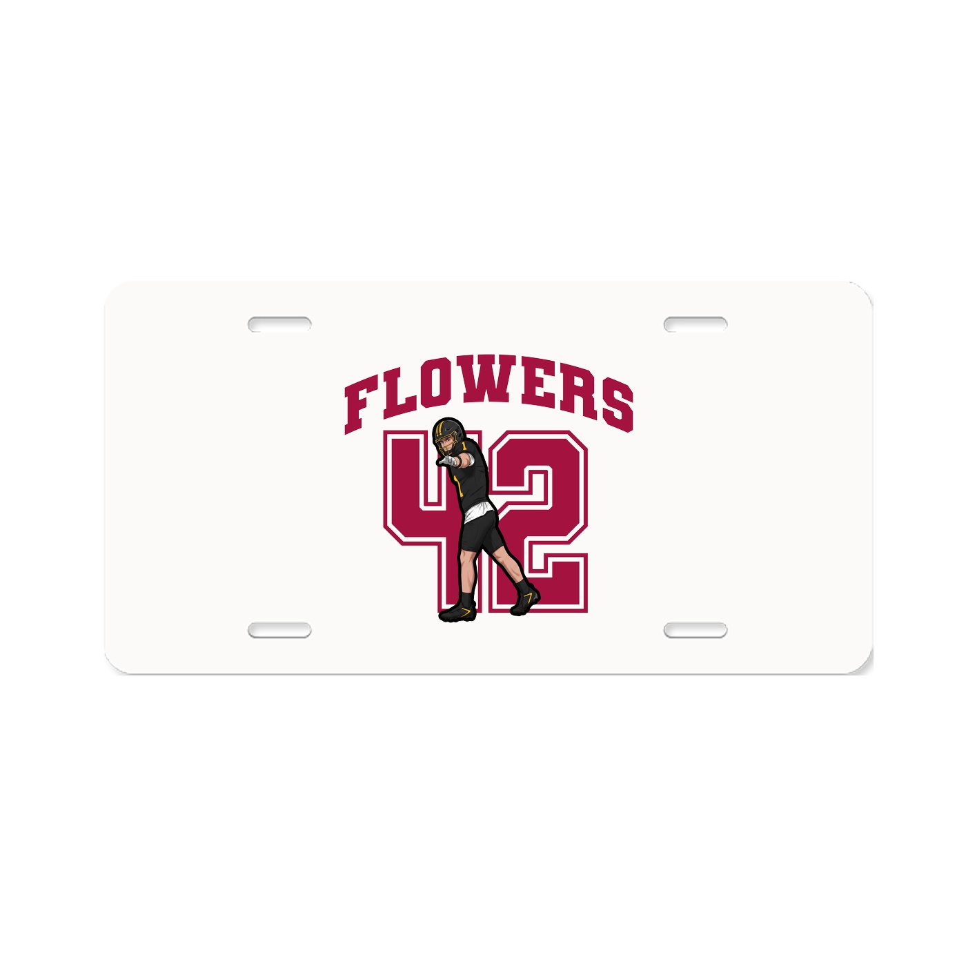 License Plate — Number in Classic