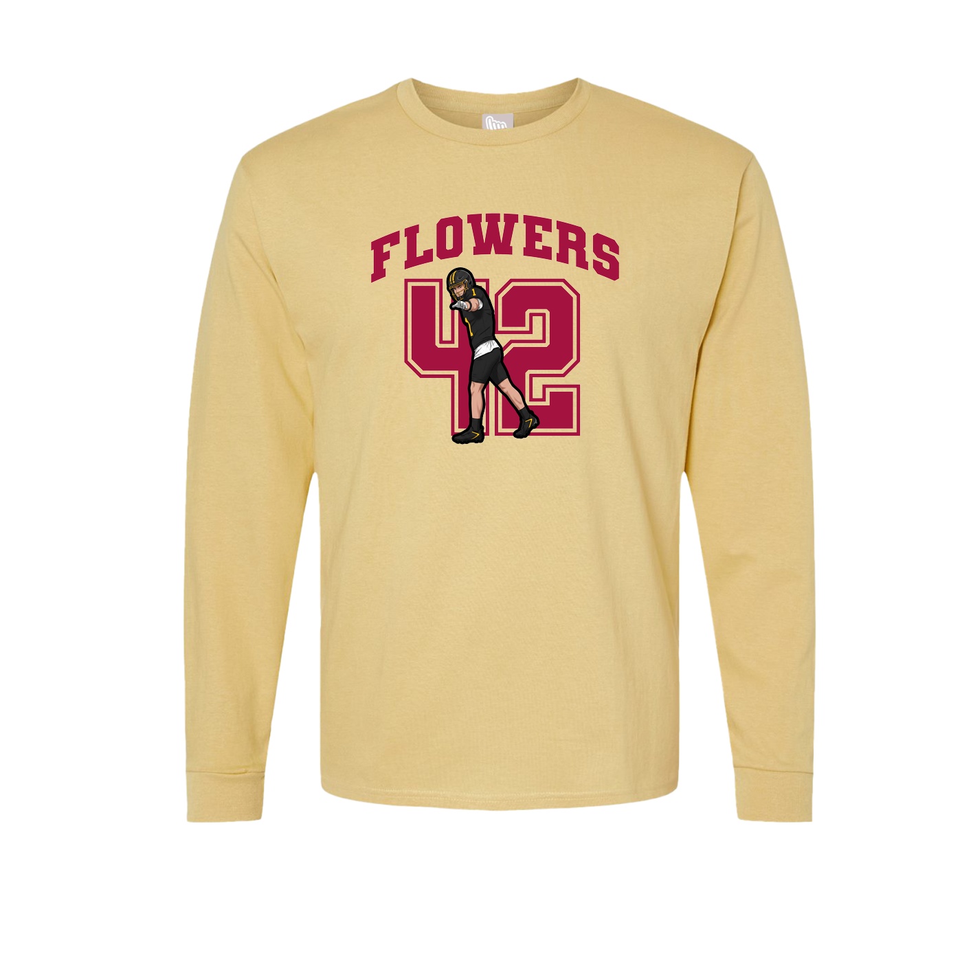 Long Sleeve Tee — Number in Vegas Gold