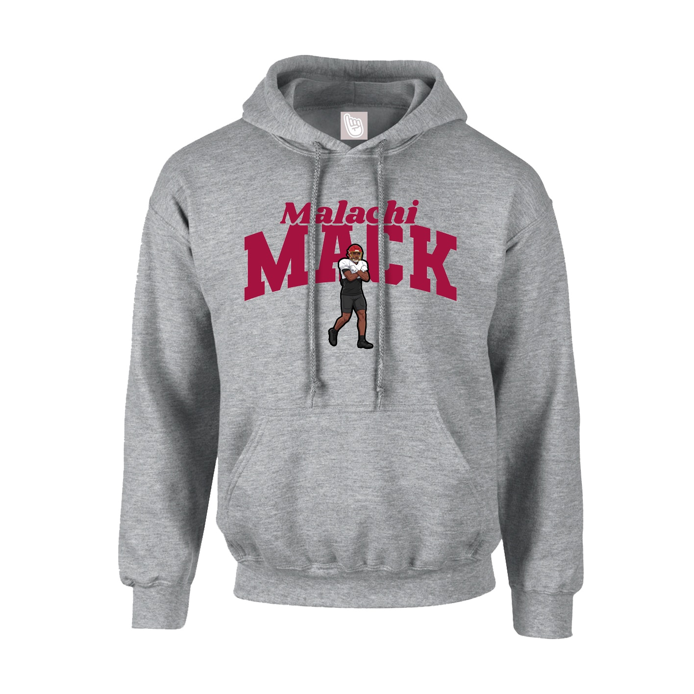 Hoodie — Signature Arch in Grey