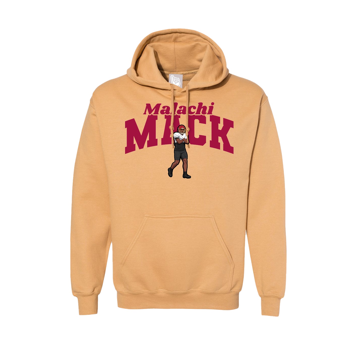 Hoodie — Signature Arch in Vegas Gold