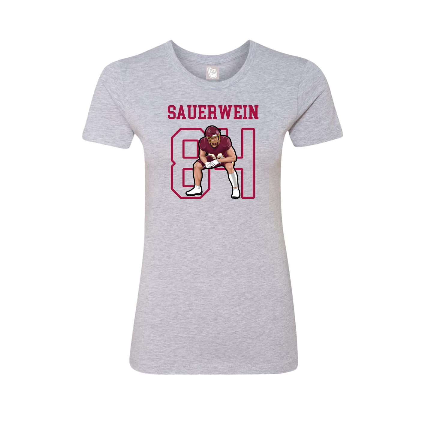 Fitted Women's Tee — Shirsey in Grey