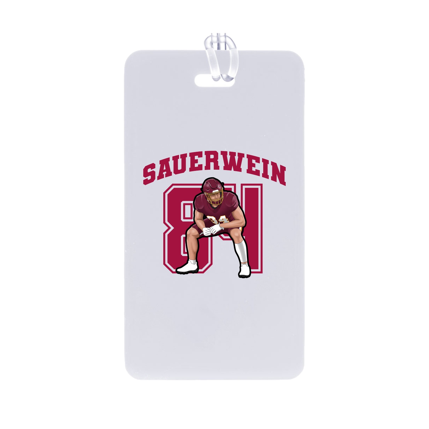 Bag Tag — Number in Classic