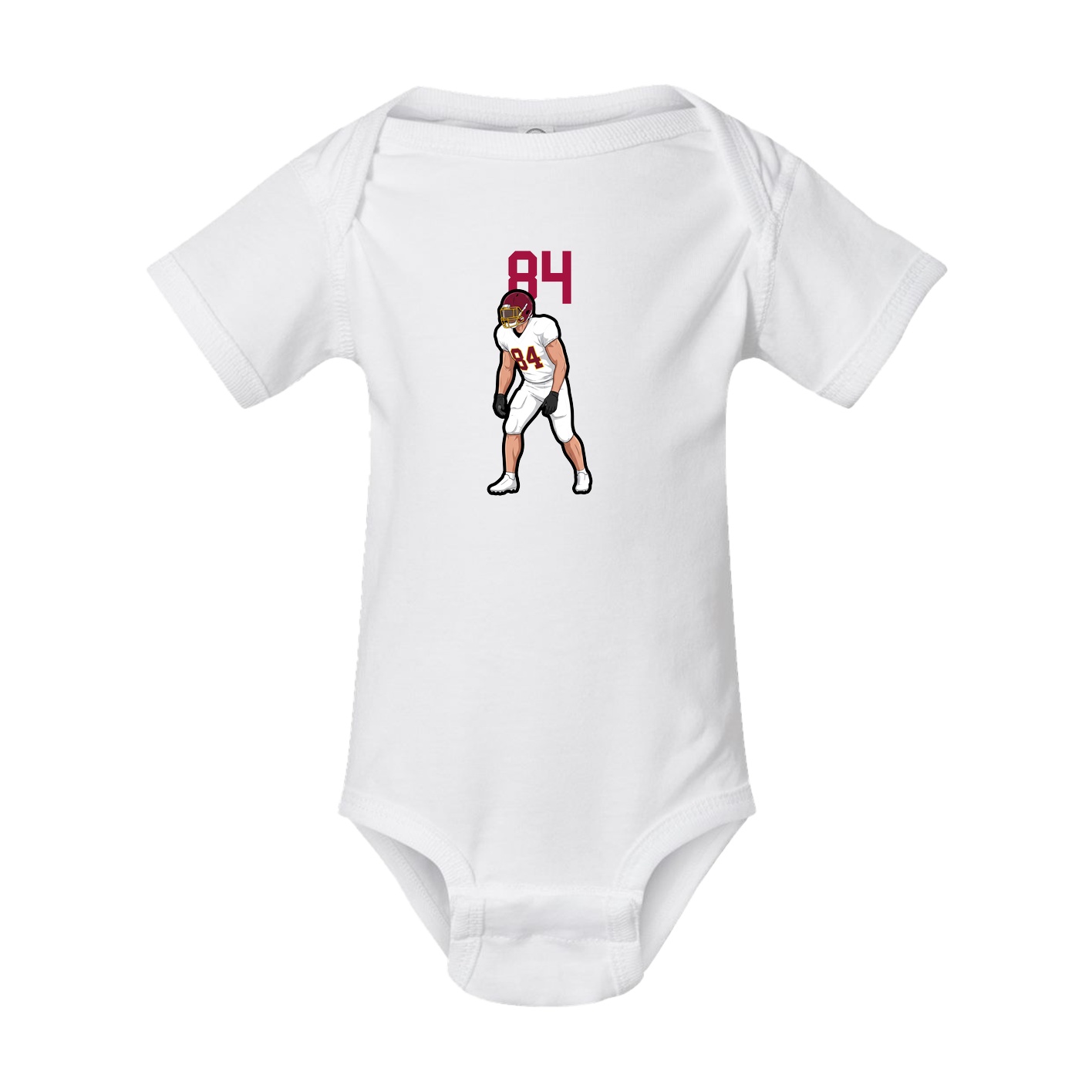 Baby Onesie — Number Top in White