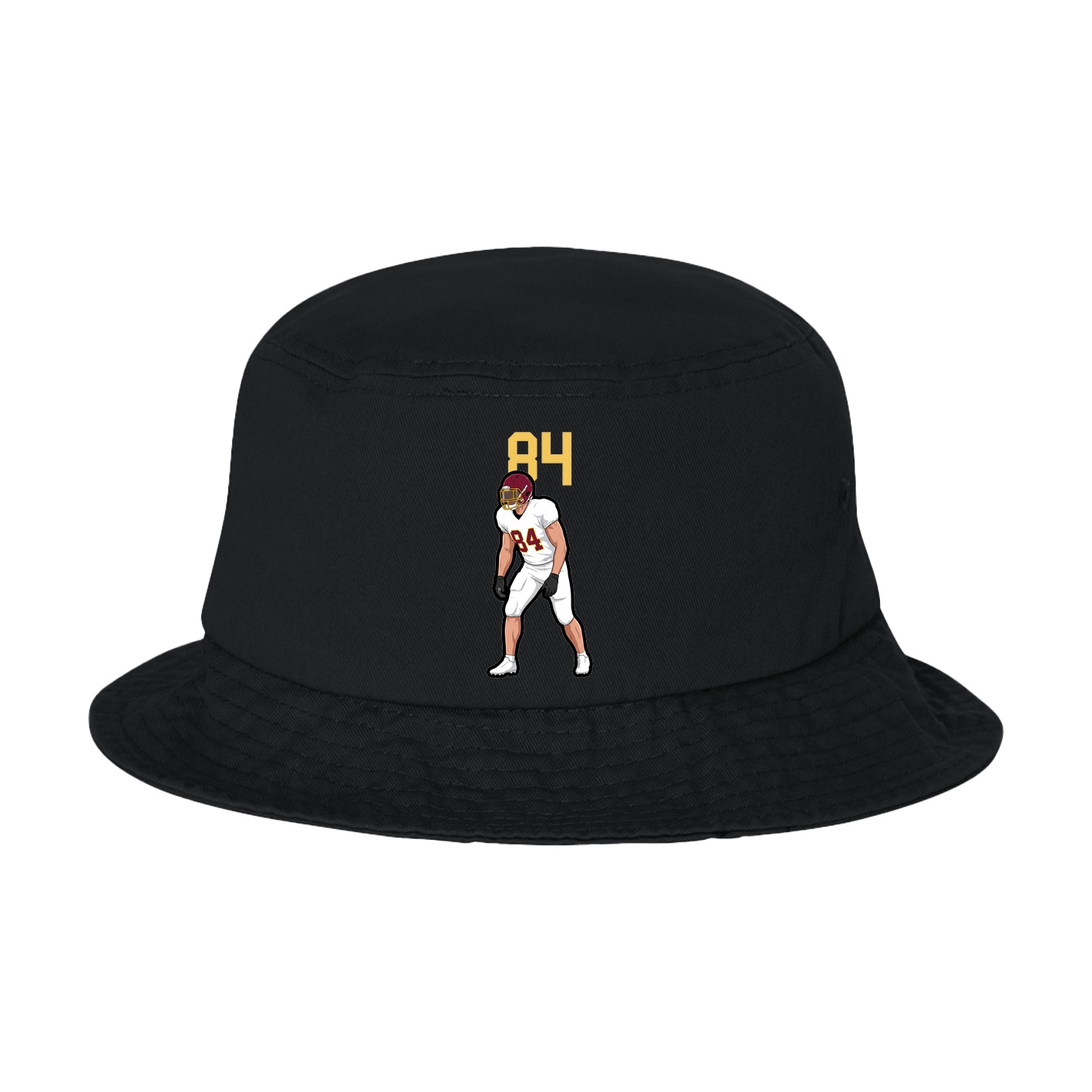 Bucket Cap — Number Top in Black