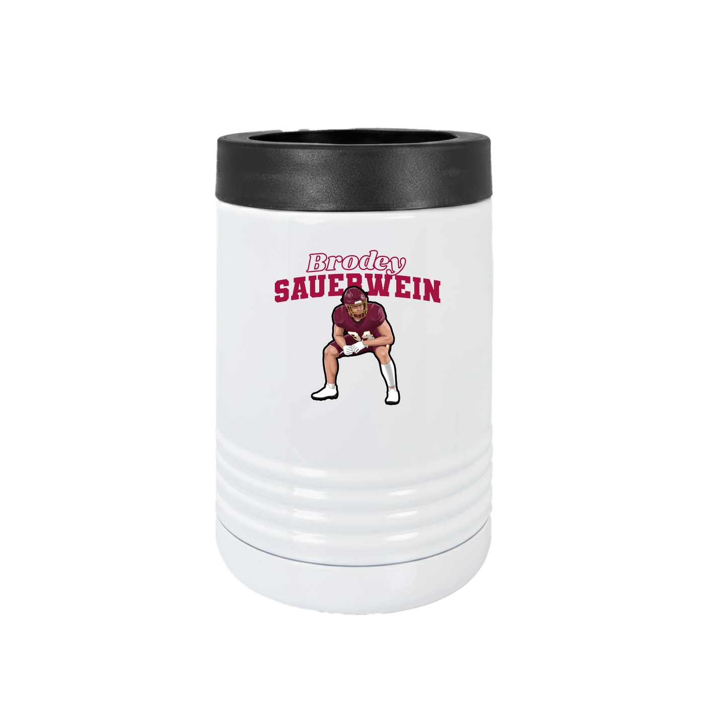Beverage Holder — Name Arch in White