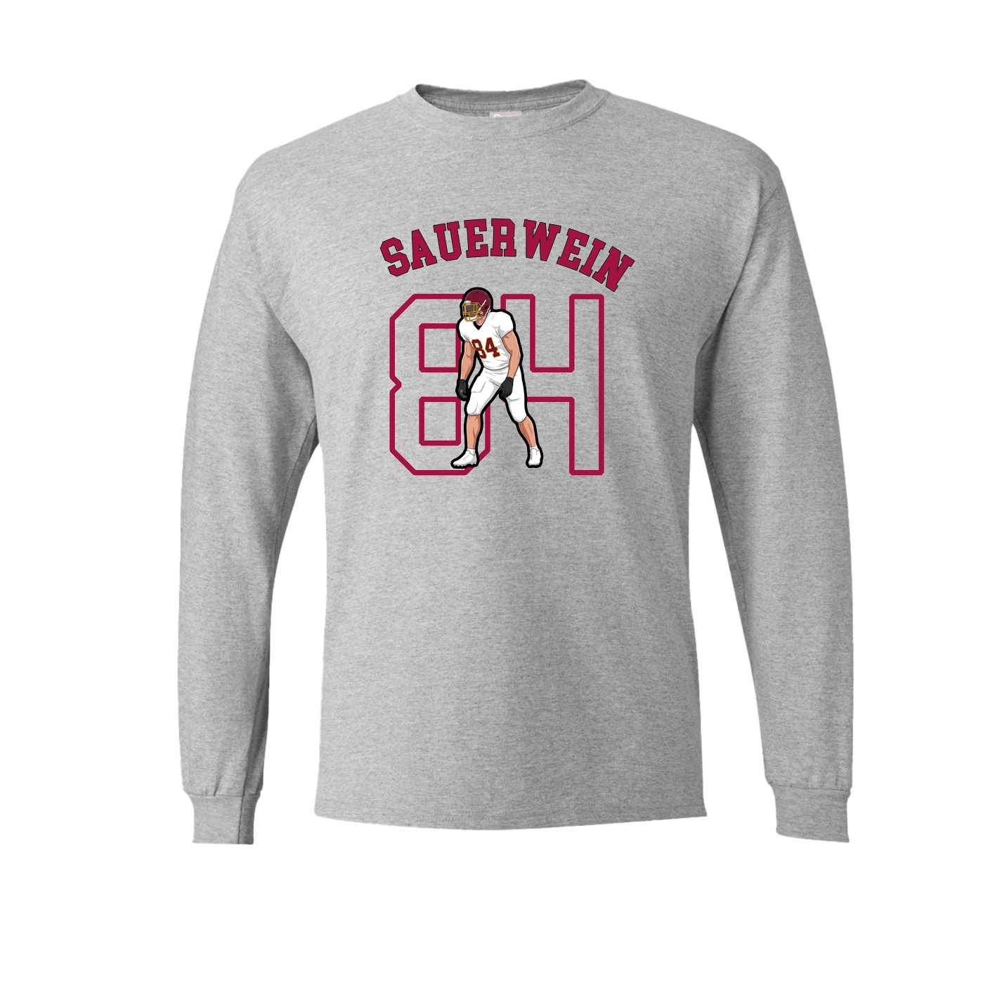 Long Sleeve Tee — Shirsey Arch in Grey