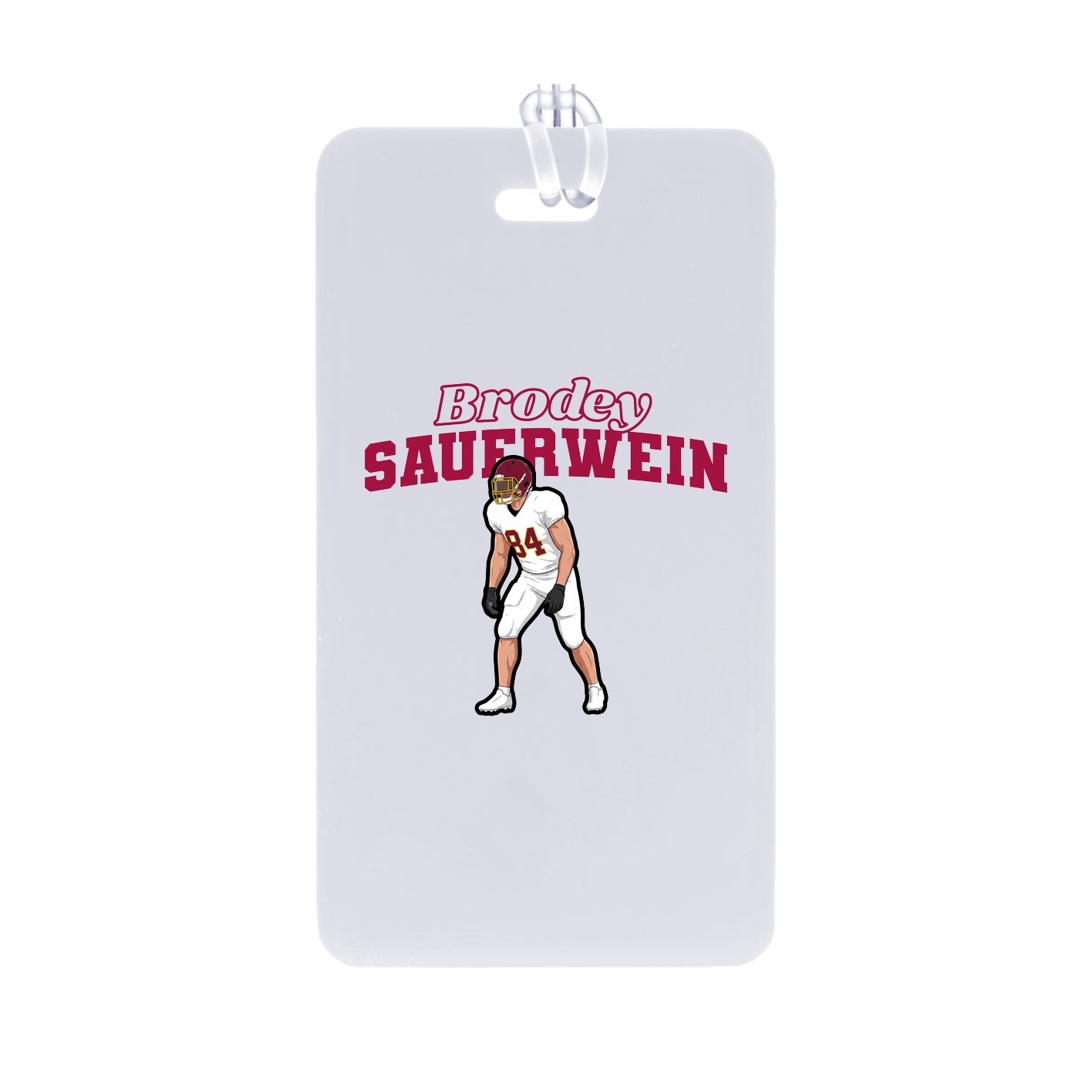 Bag Tag — Name Arch in Classic