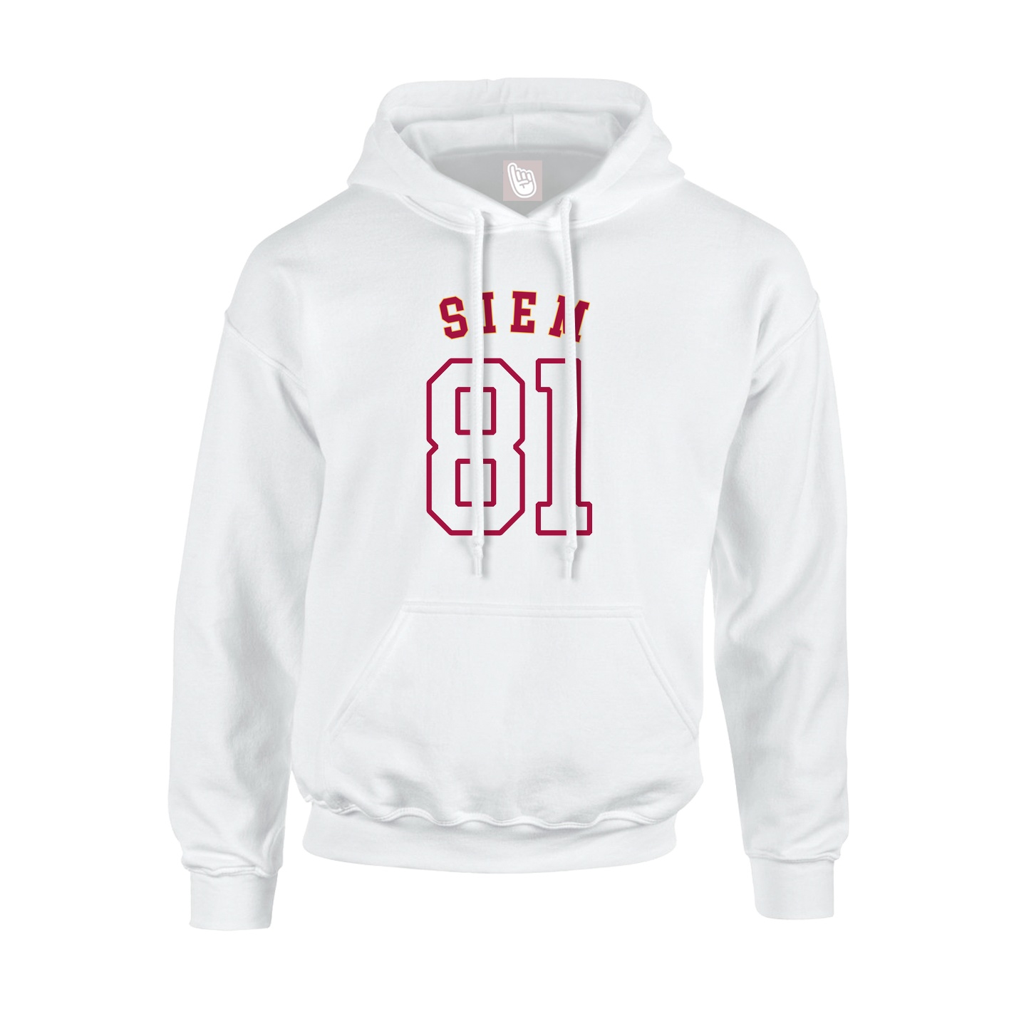 Youth Hoodie — Shirsey Arch in White