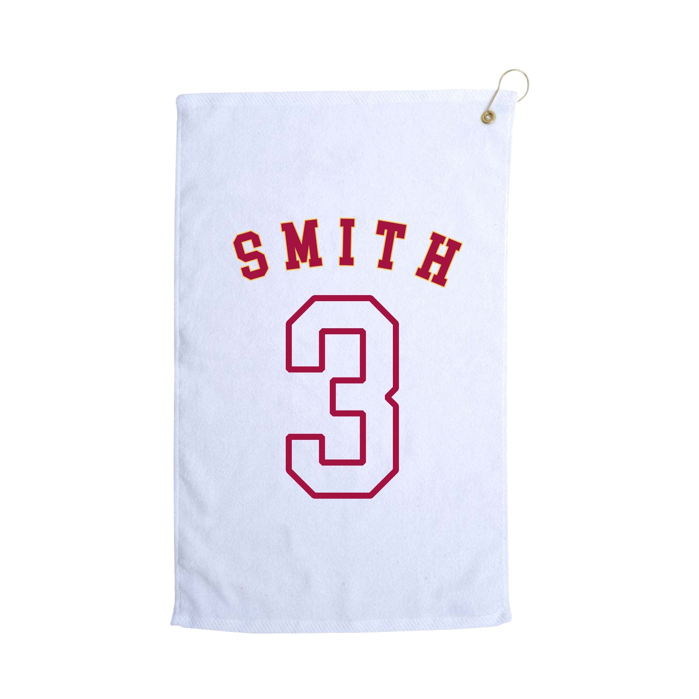 Golf Towel — Shirsey Arch in White