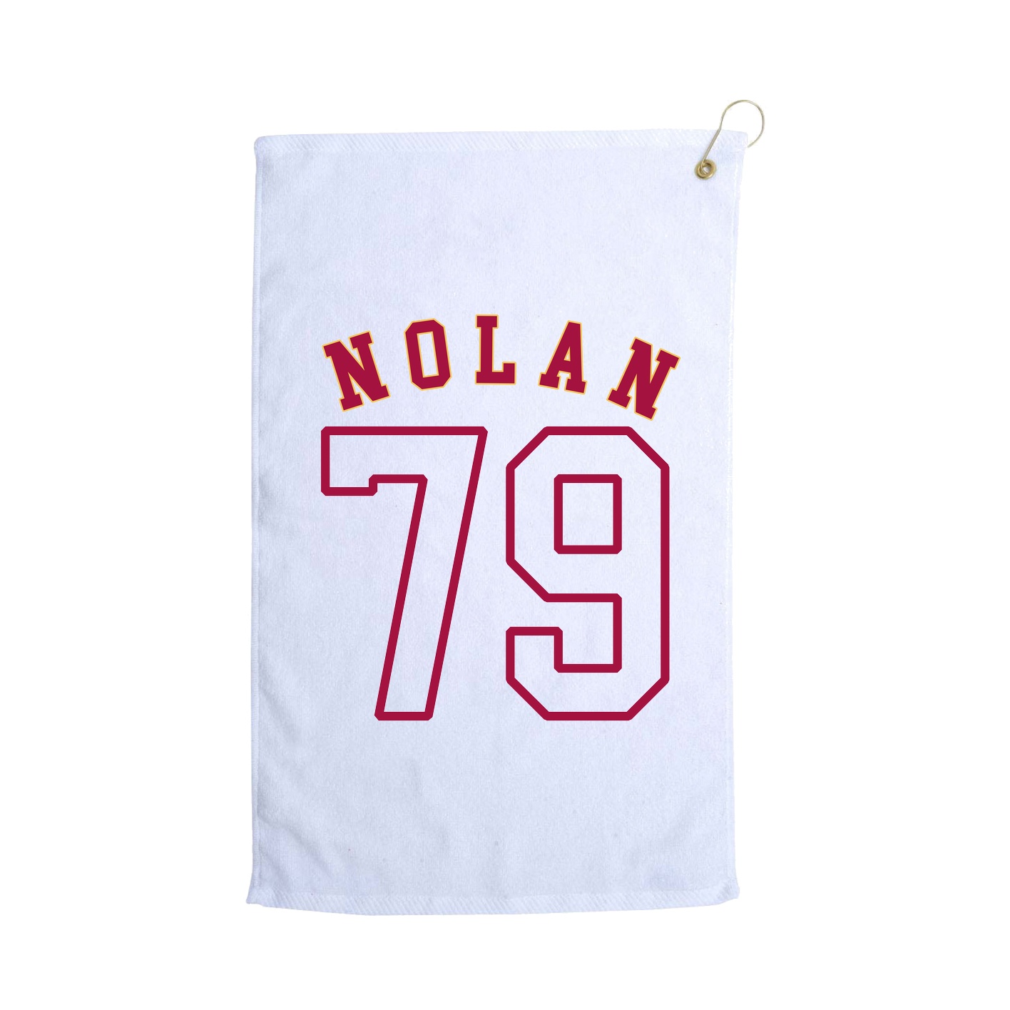 Golf Towel — Shirsey Arch in White