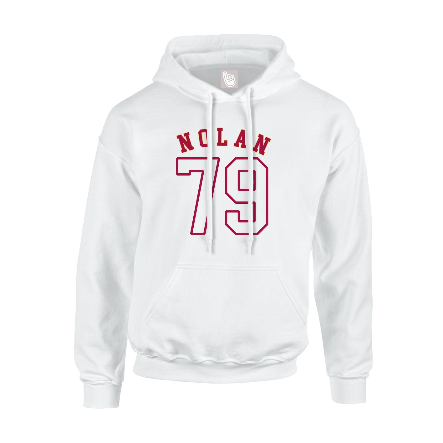 Youth Hoodie — Shirsey Arch in White