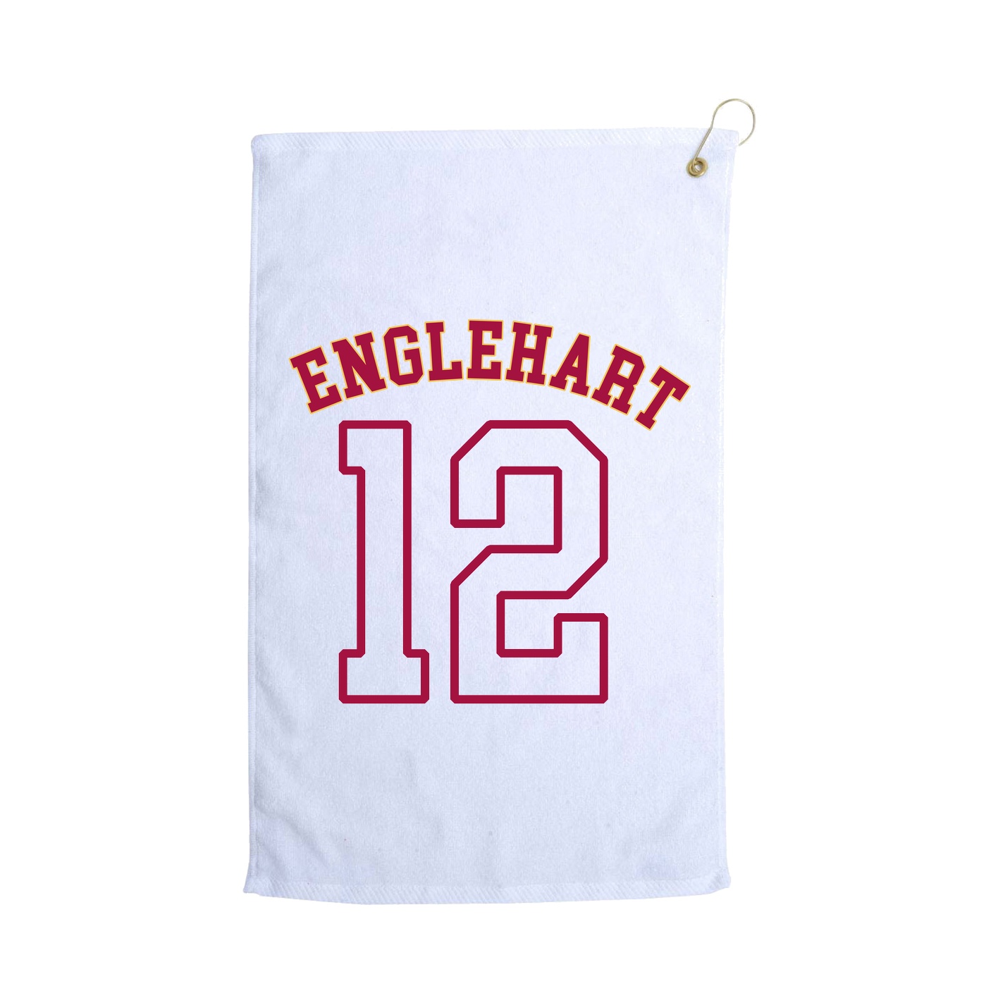 Golf Towel — Shirsey Arch in White