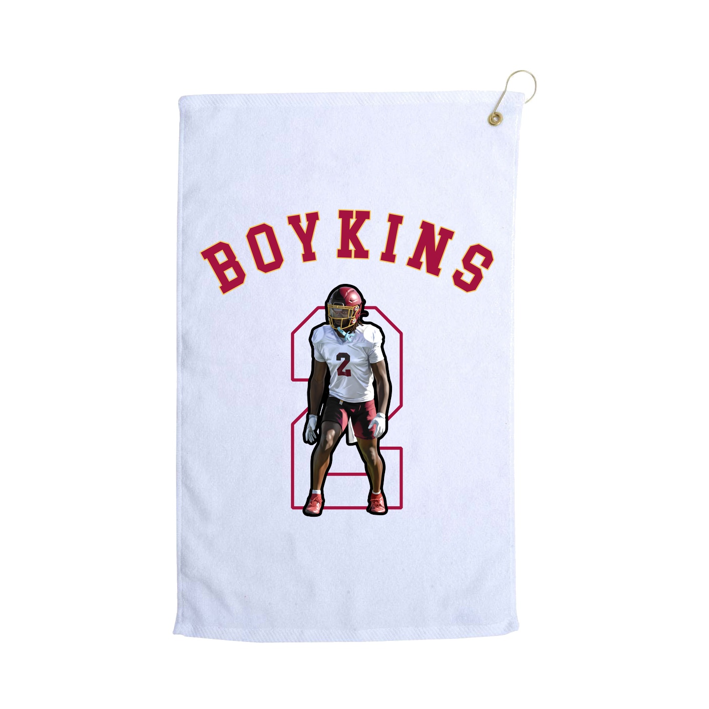 Golf Towel — Shirsey Arch in White