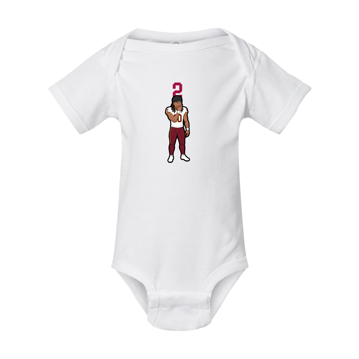 Baby Onesie — Number Top in White