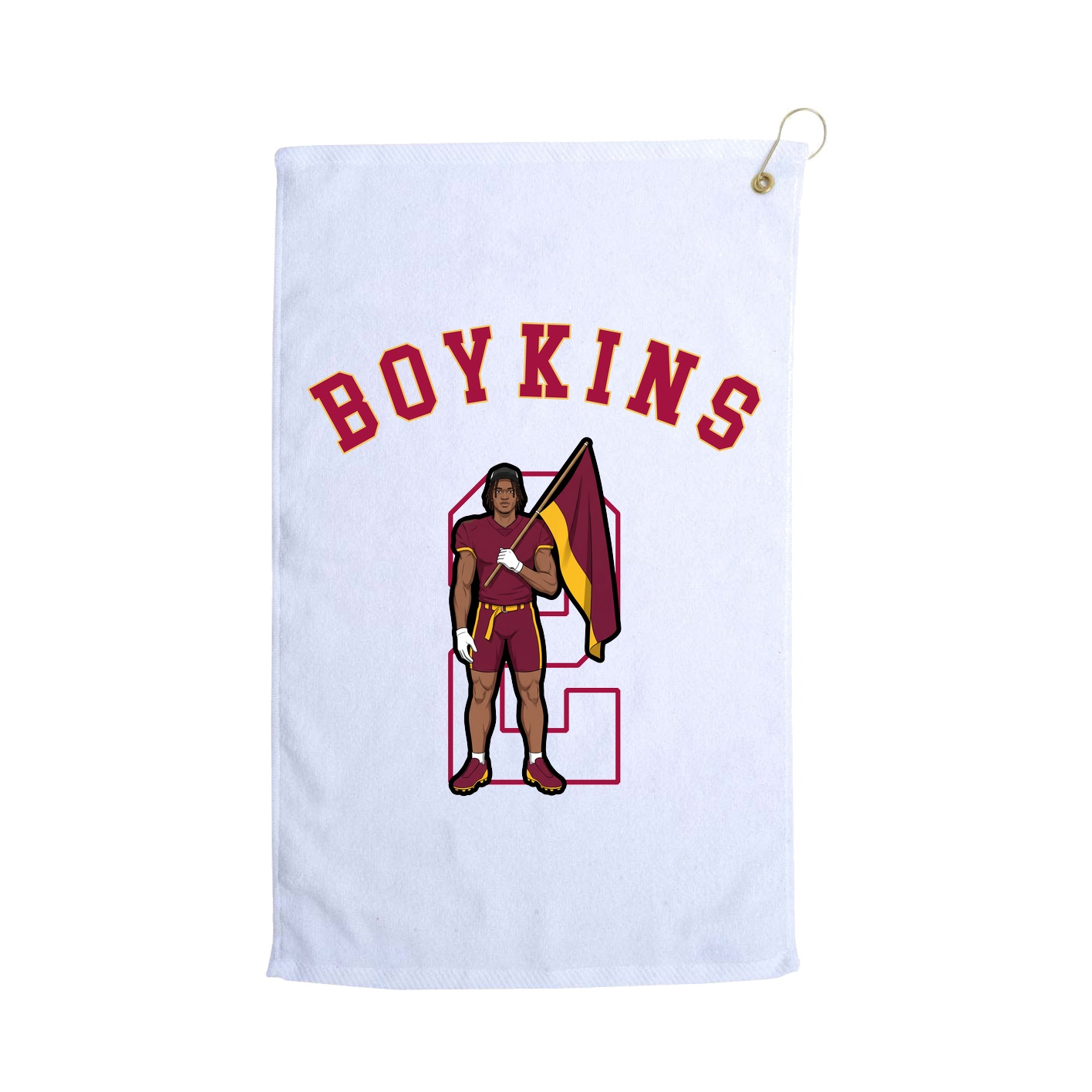 Golf Towel — Shirsey Arch in White