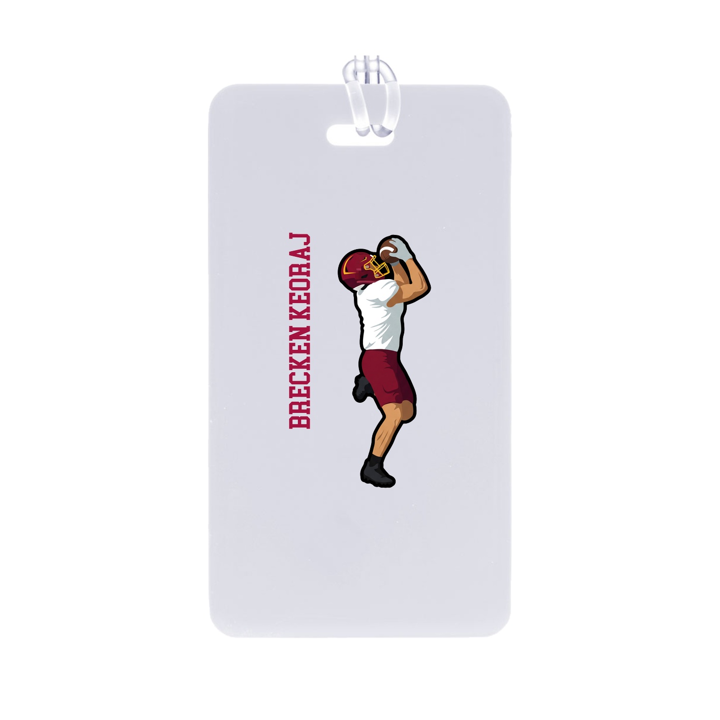 Bag Tag — Name Vertical in Classic