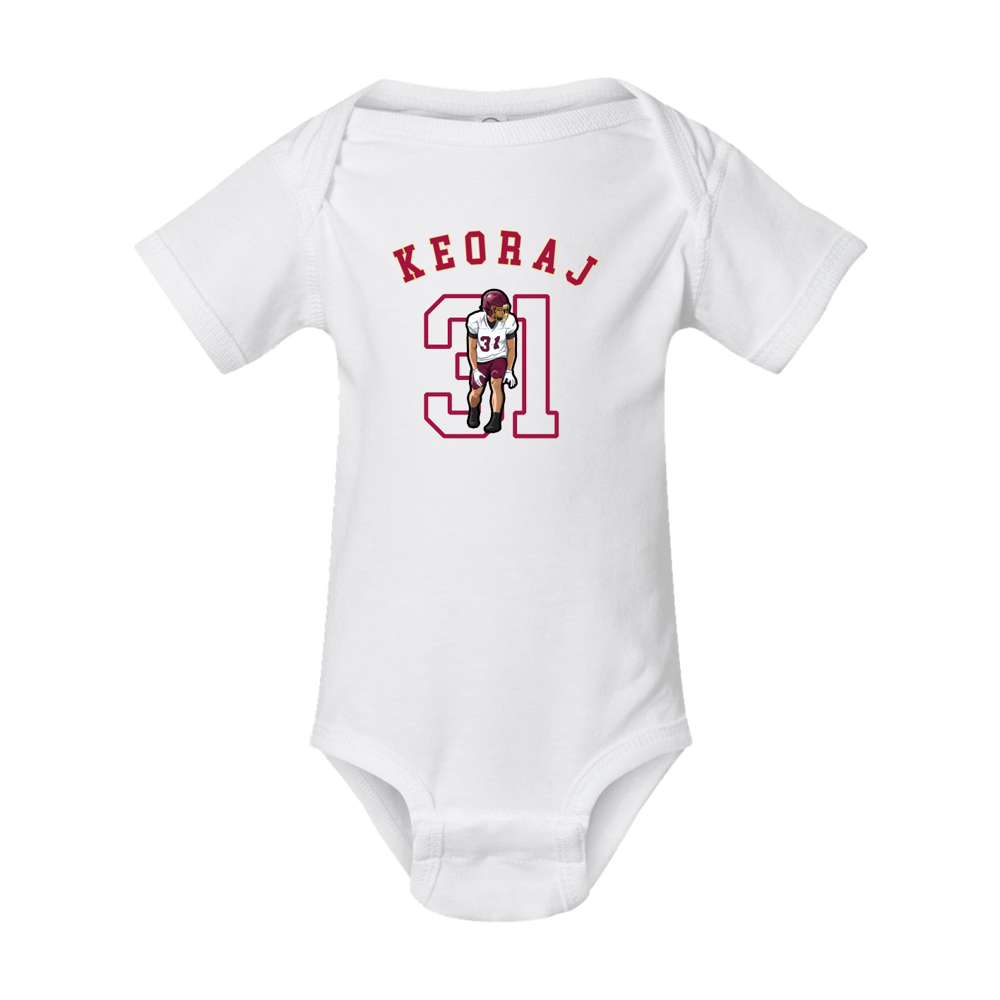 Baby Onesie — Shirsey Arch in White