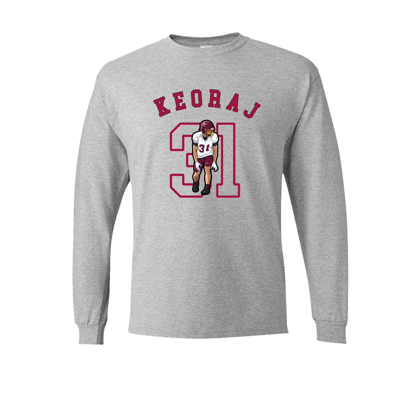 Long Sleeve Tee — Shirsey Arch in Grey