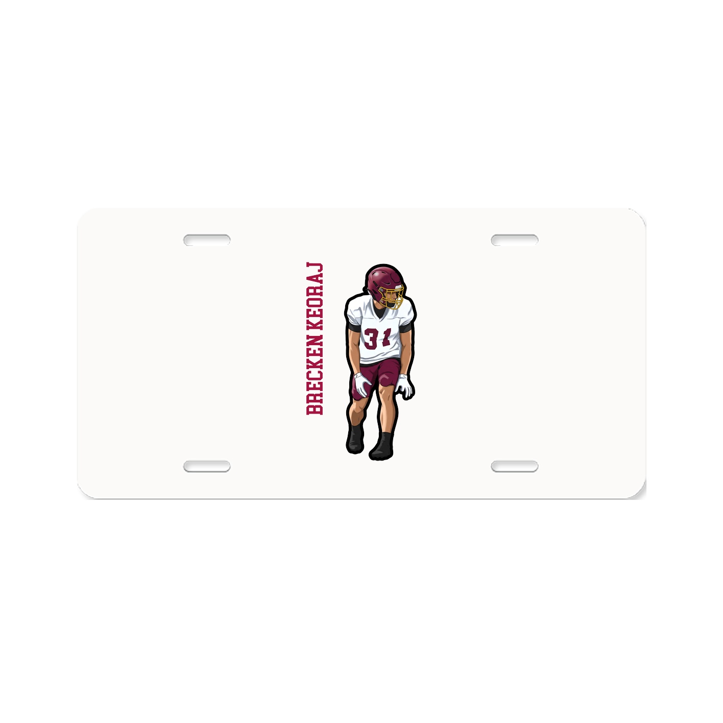 Aluminum License Plate
