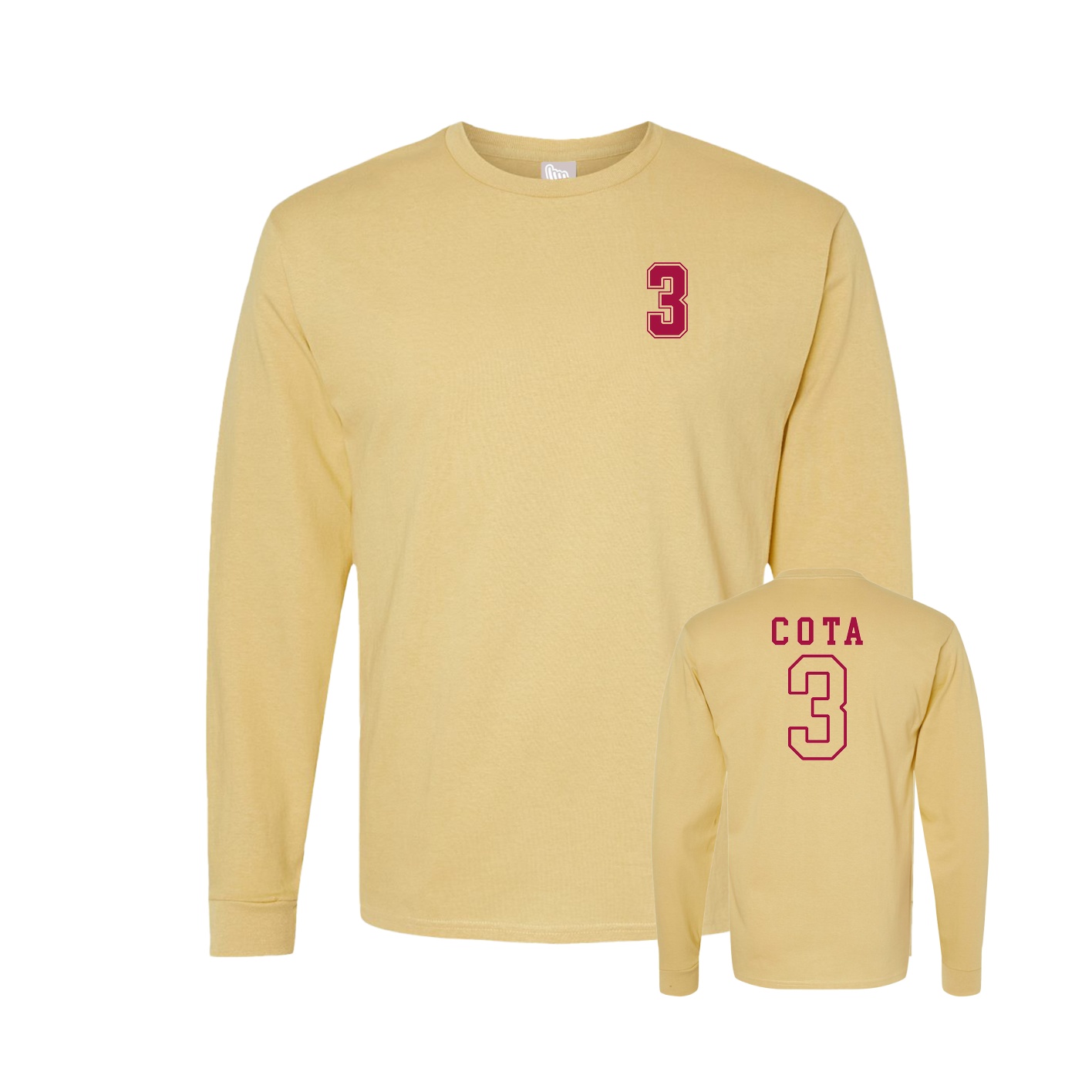 Long Sleeve Tee — Chest Back in Vegas Gold