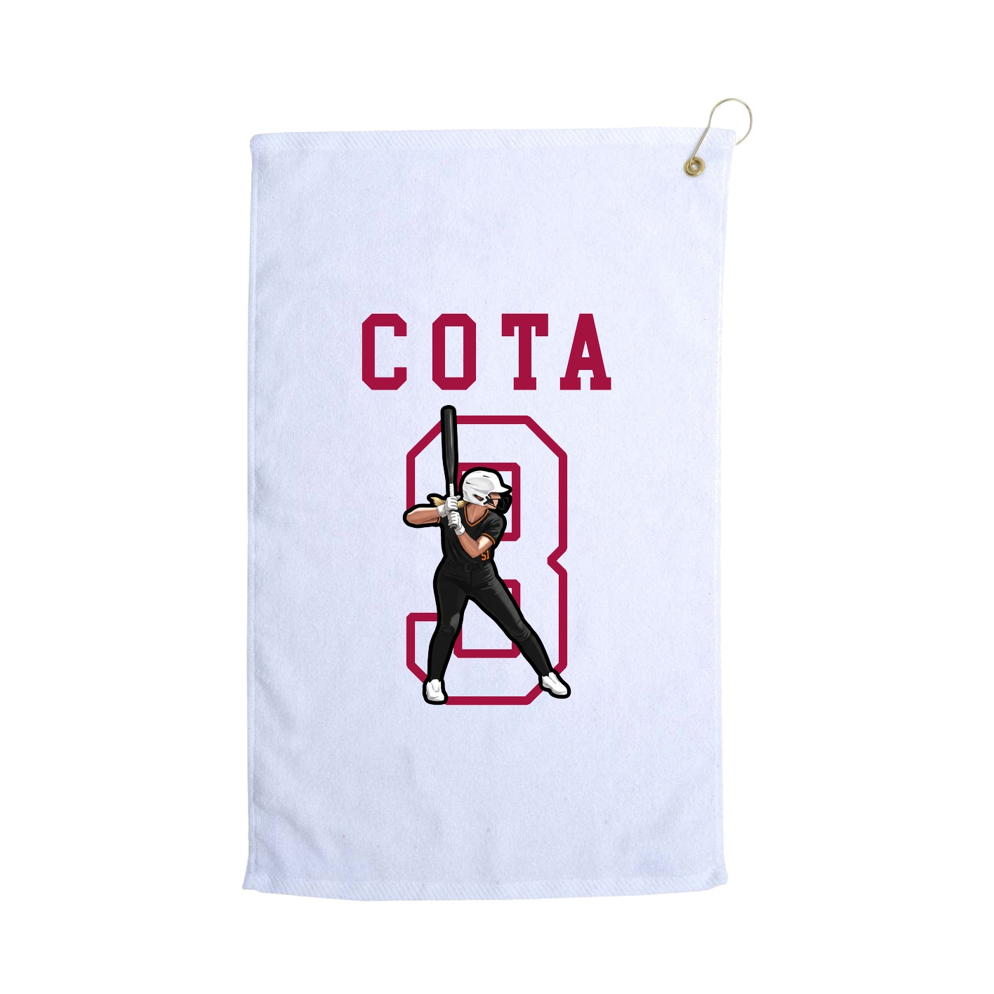 Golf Towel — Shirsey in White