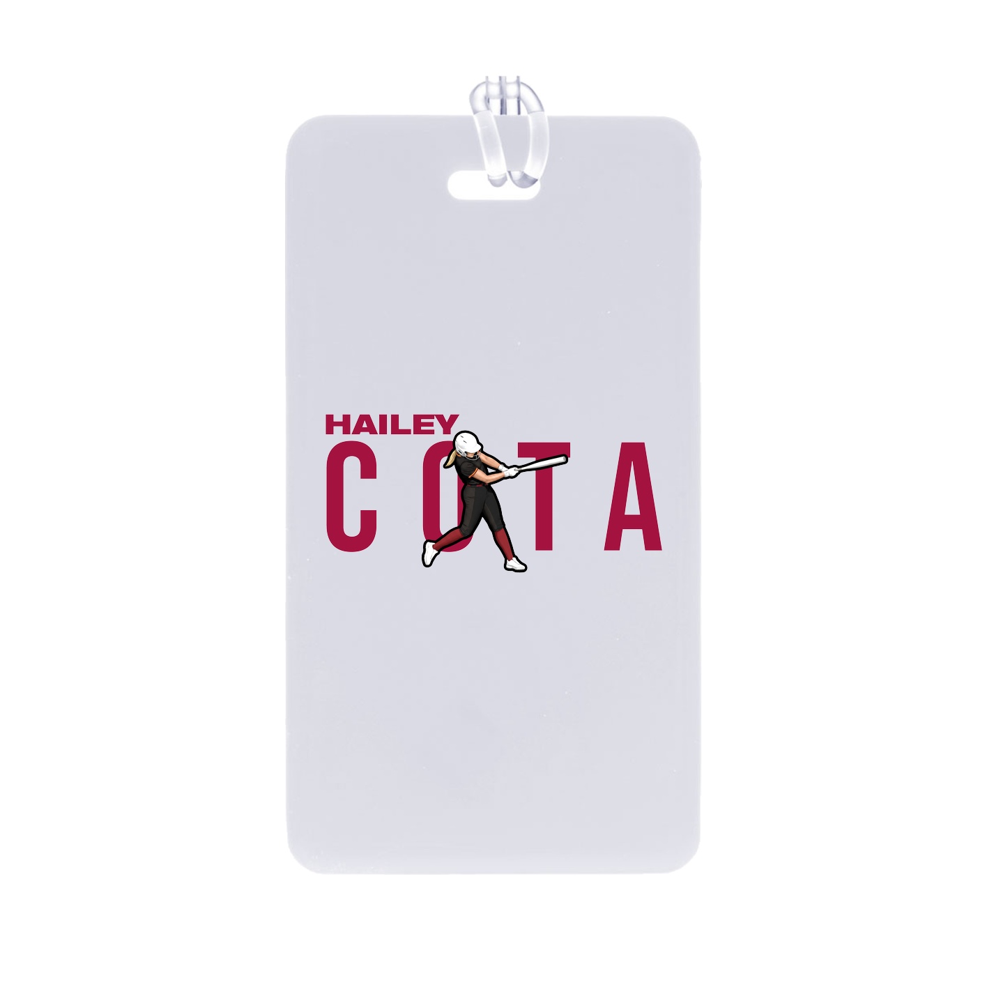 Bag Tag — Player Name in Classic