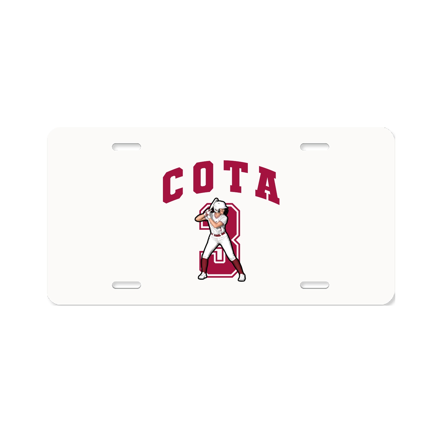 License Plate — Number in Classic