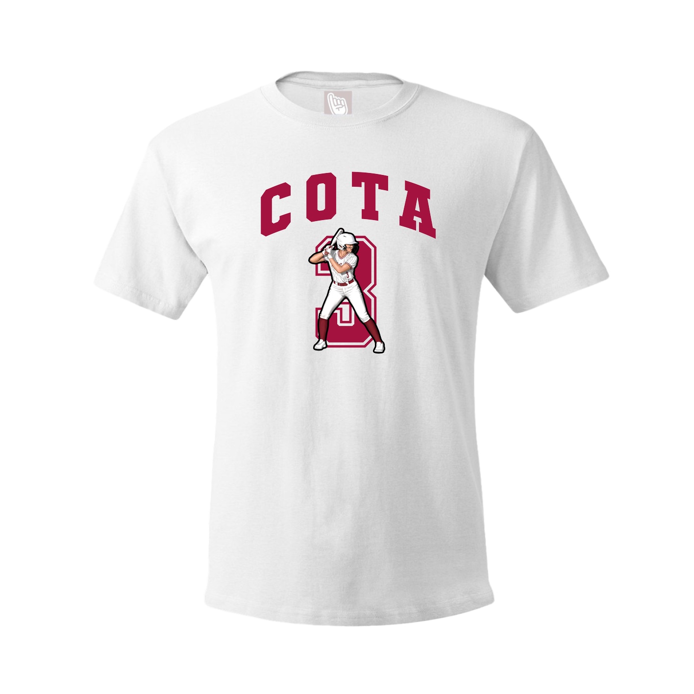 Tee — Number in White