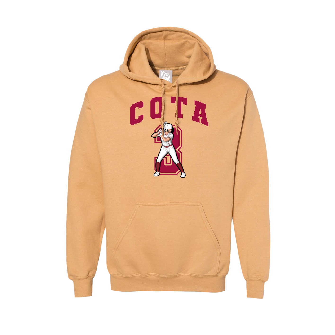 Hoodie — Number in Vegas Gold