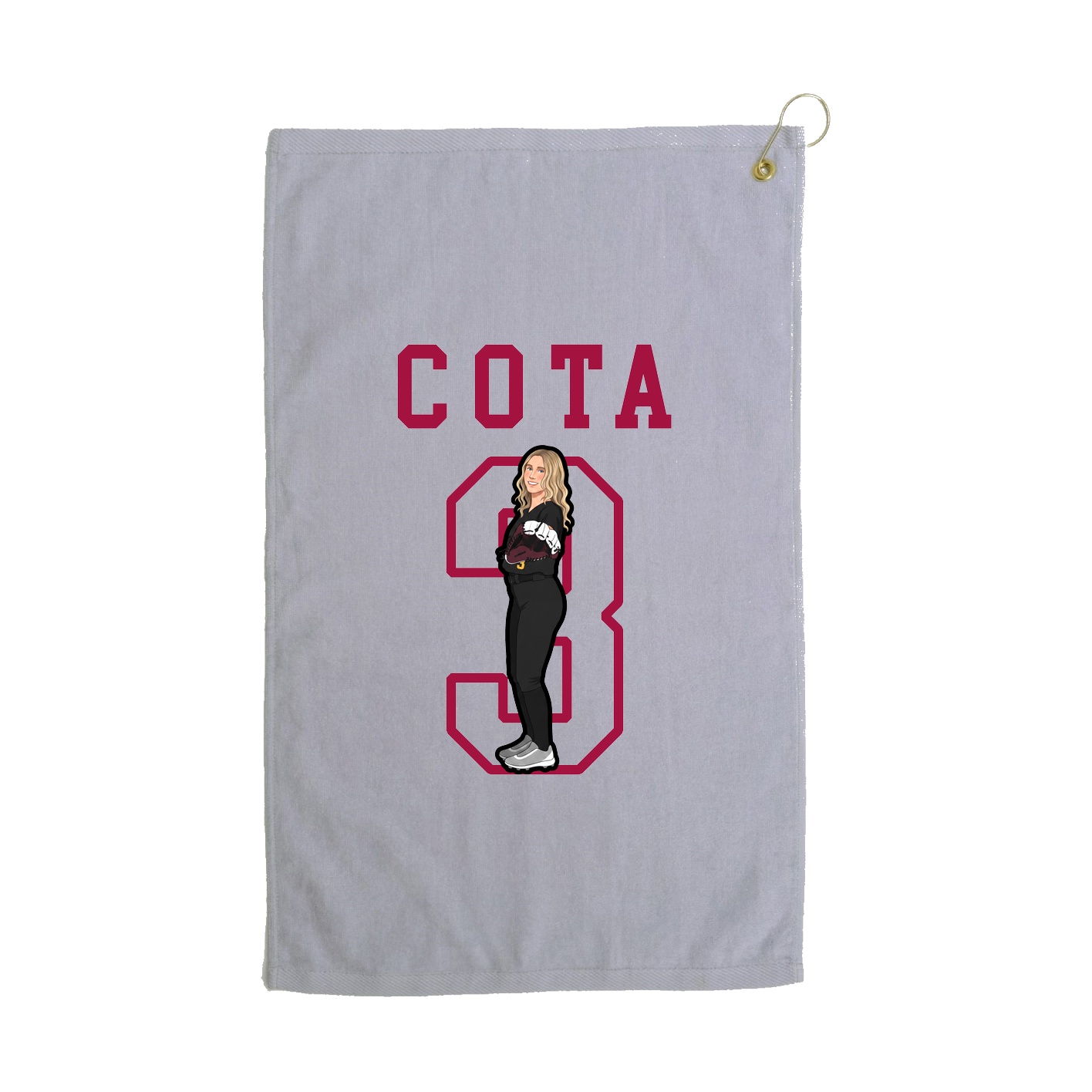 Golf Towel — Shirsey in Grey