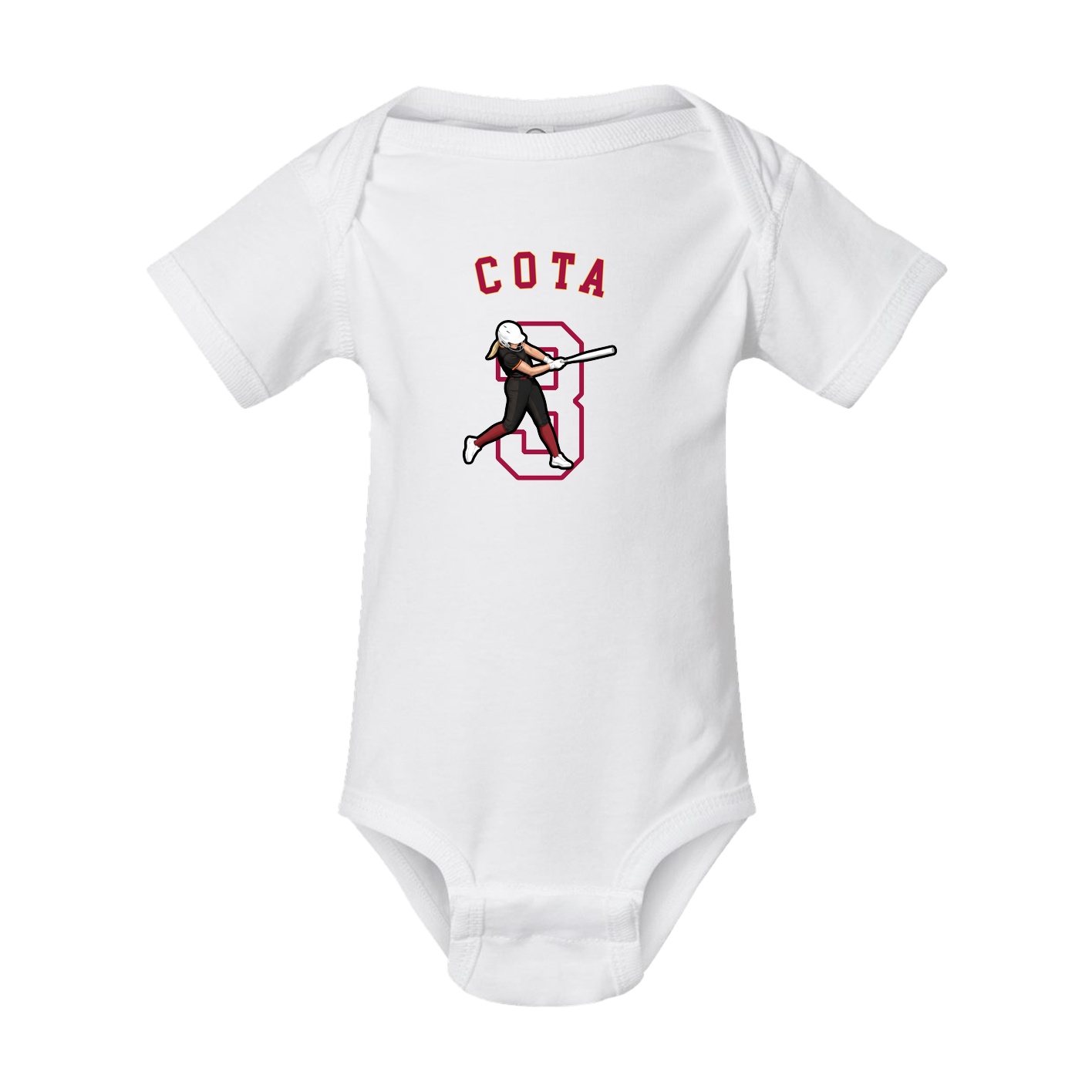 Baby Onesie — Shirsey Arch in White